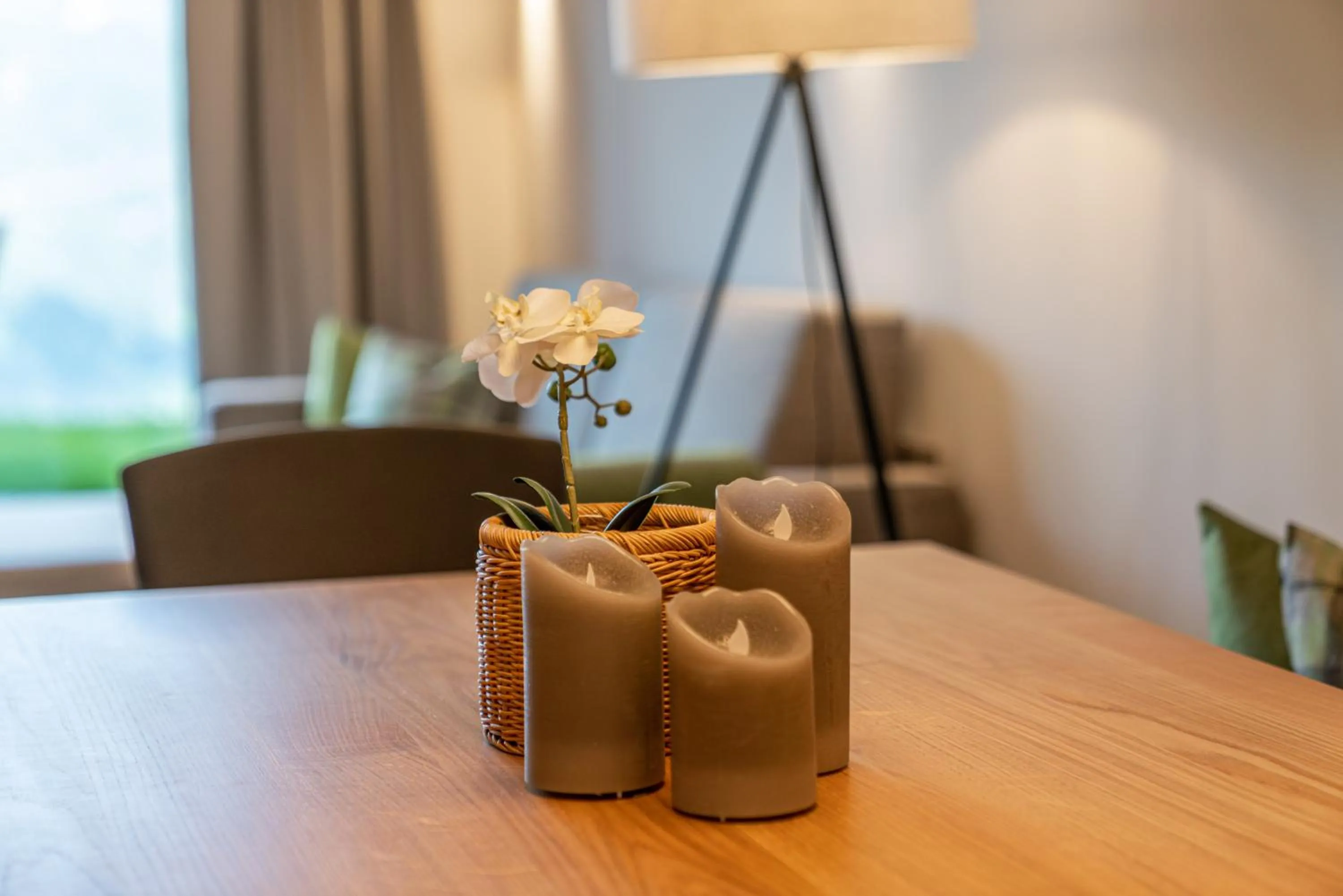 Living room in Skylodge Alpine Homes
