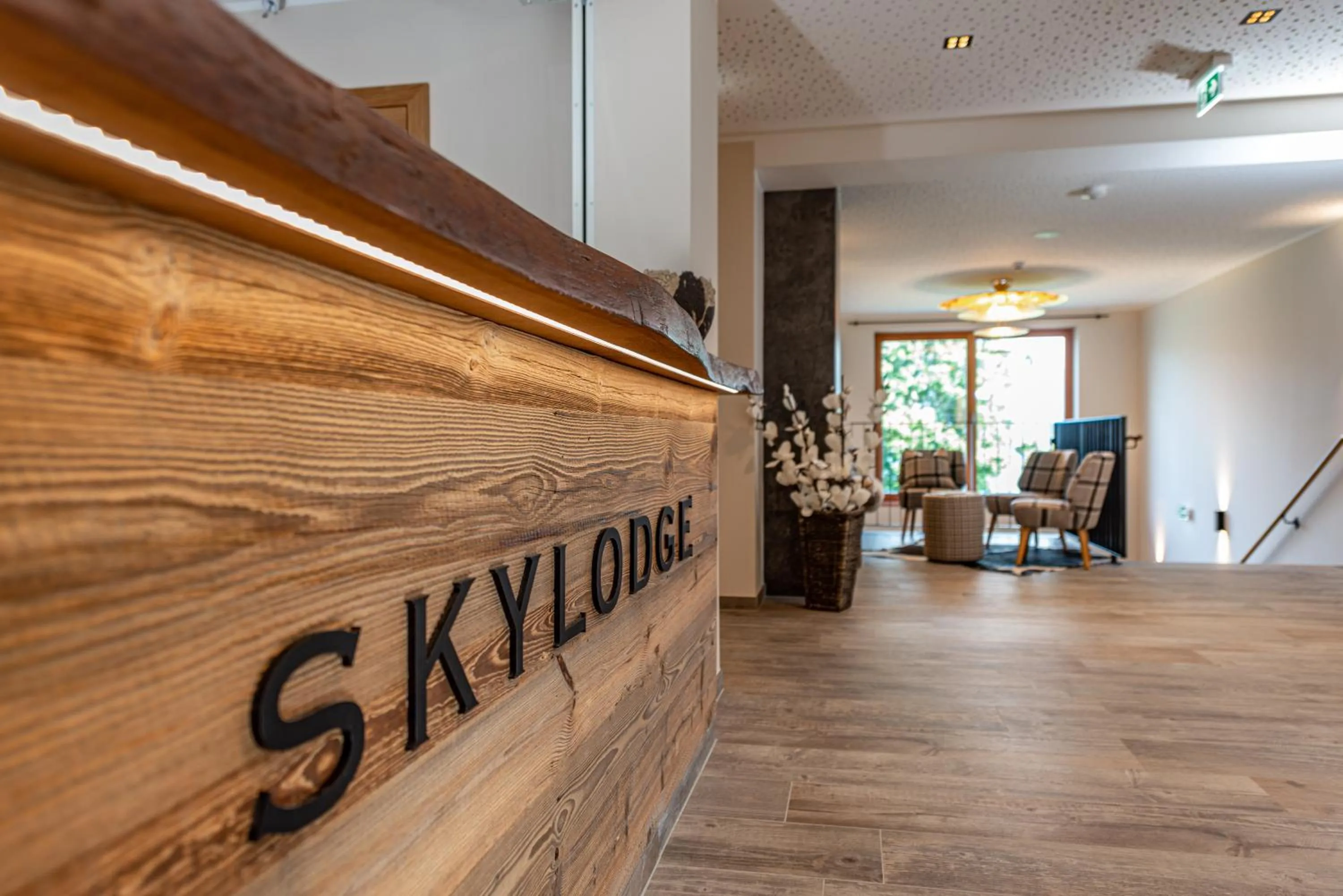 Lobby or reception in Skylodge Alpine Homes