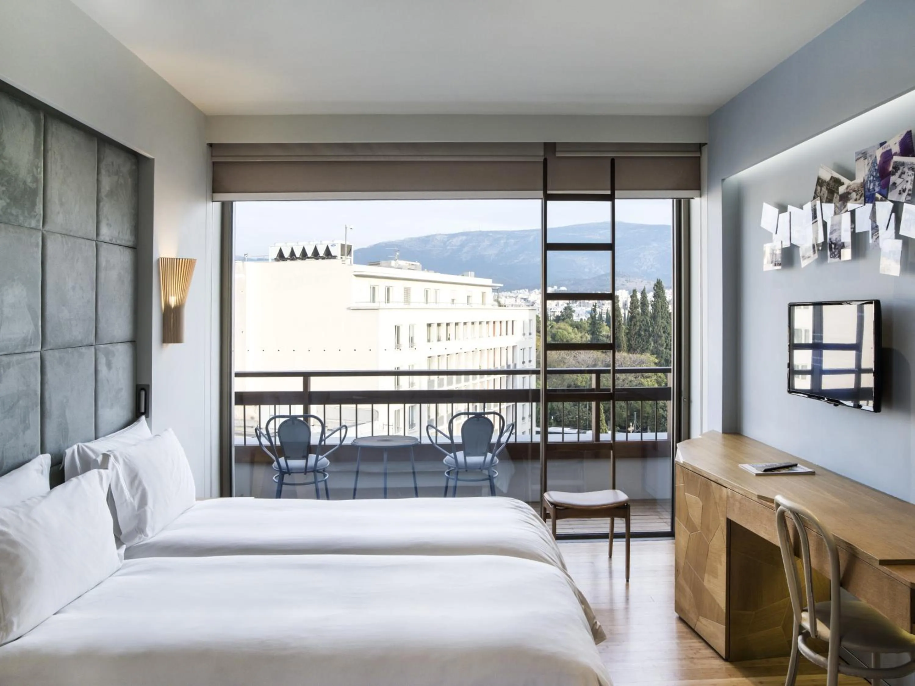 View (from property/room), Bed in New Hotel