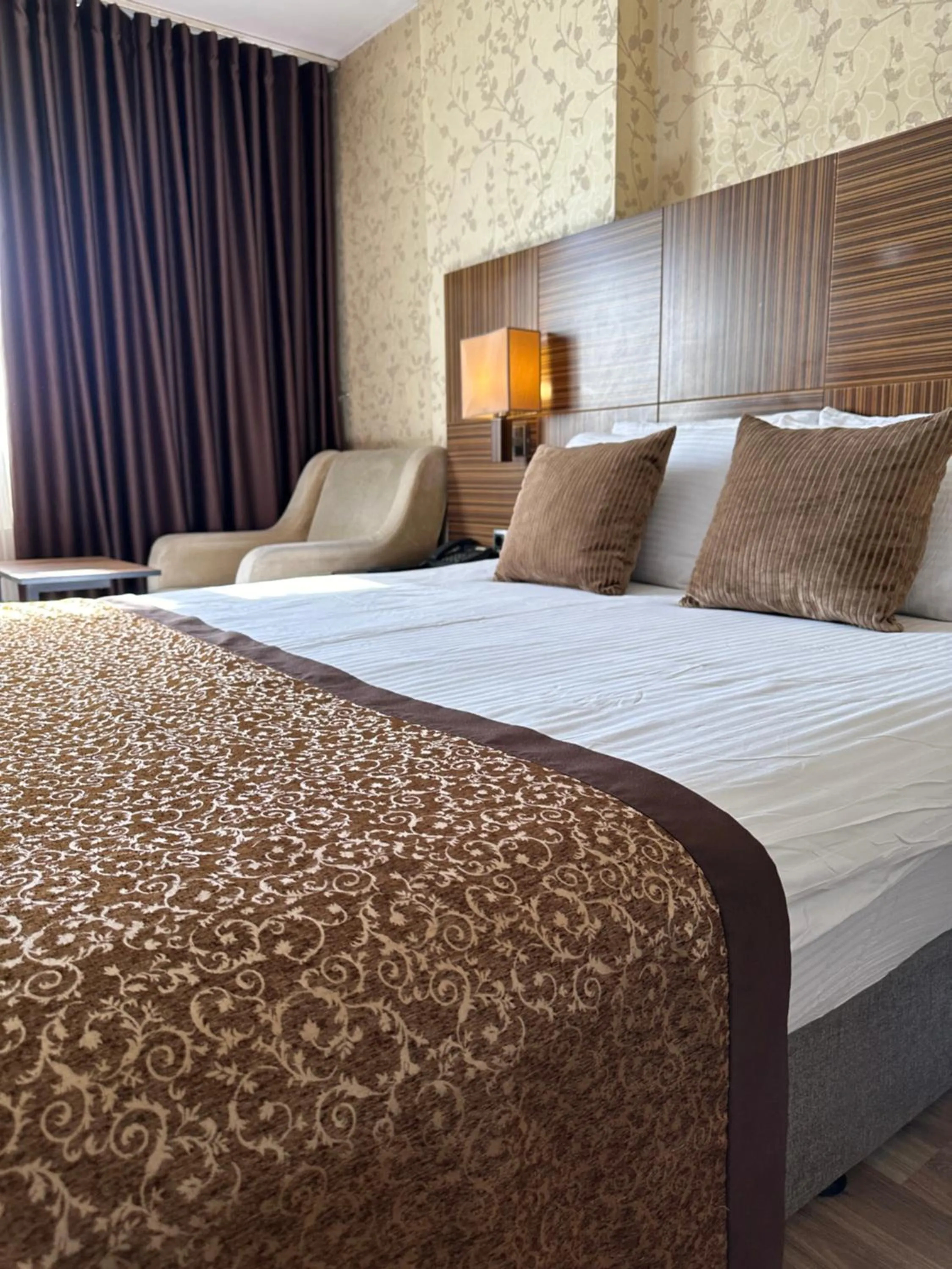 Bed in Grand Denizli Hotel