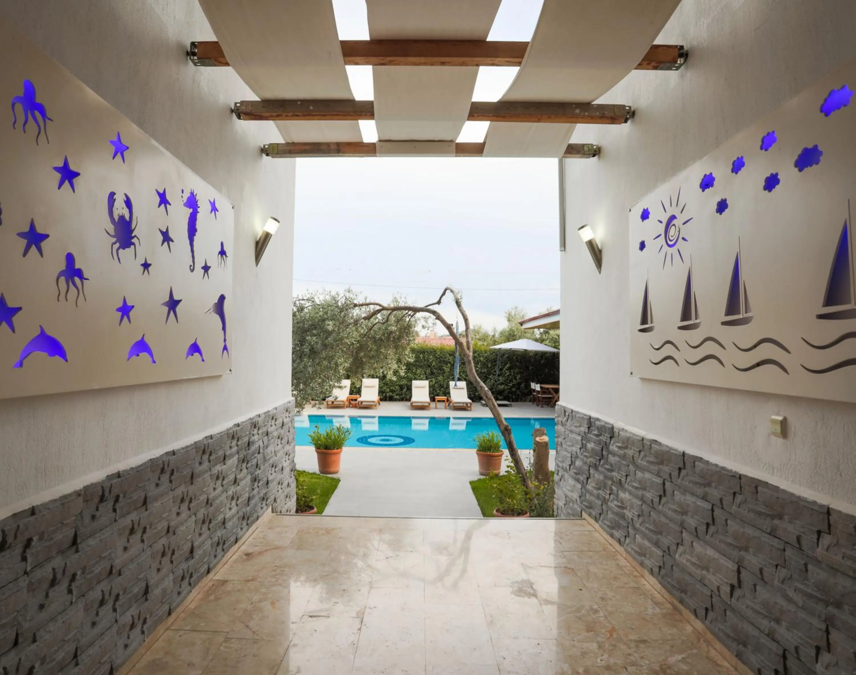 Facade/entrance in Kerem Apart Hotel