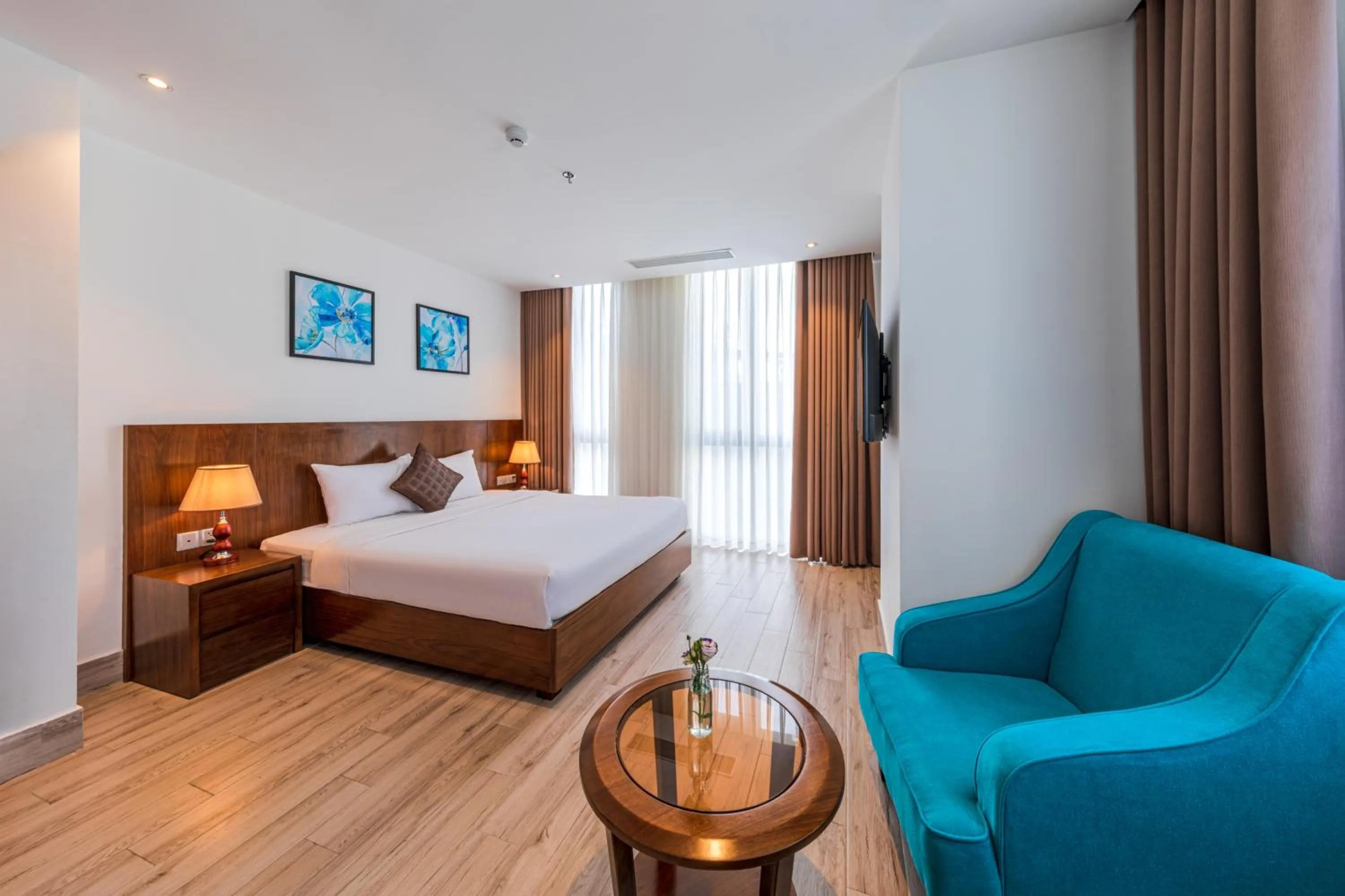 View (from property/room), Bed in Greenery Hotel