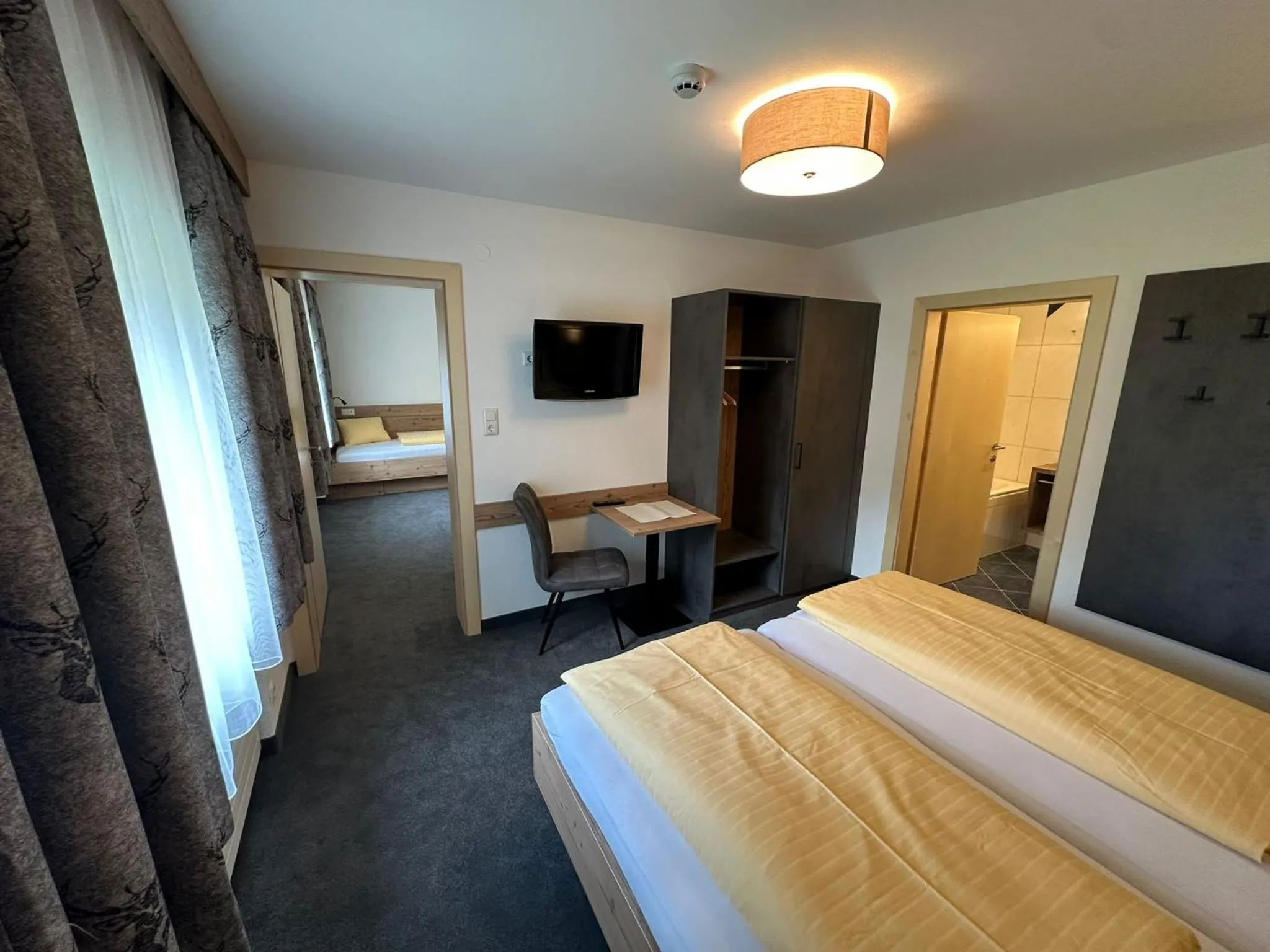 Bedroom, Bed in Hotel Garni Dorfblick