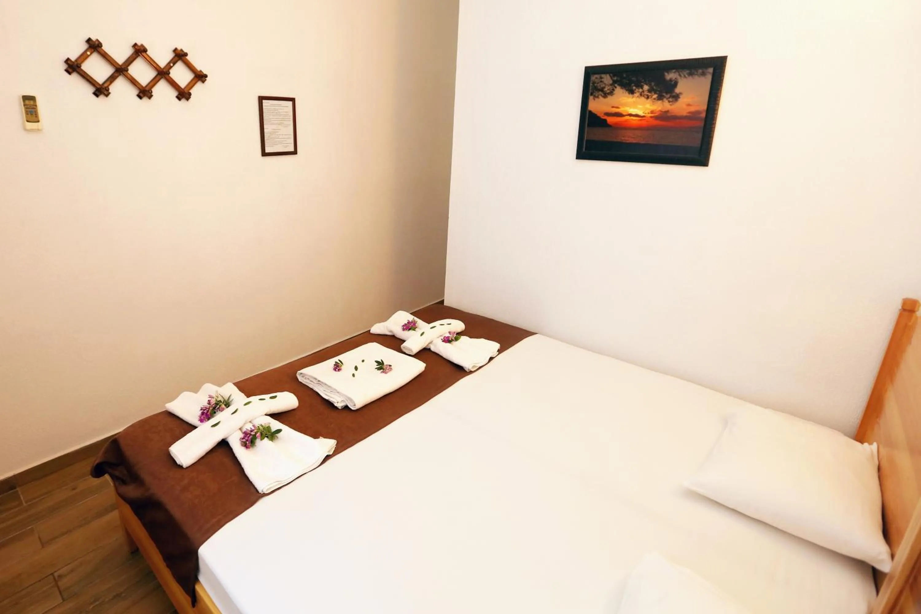 Bed in Dalyan Pension