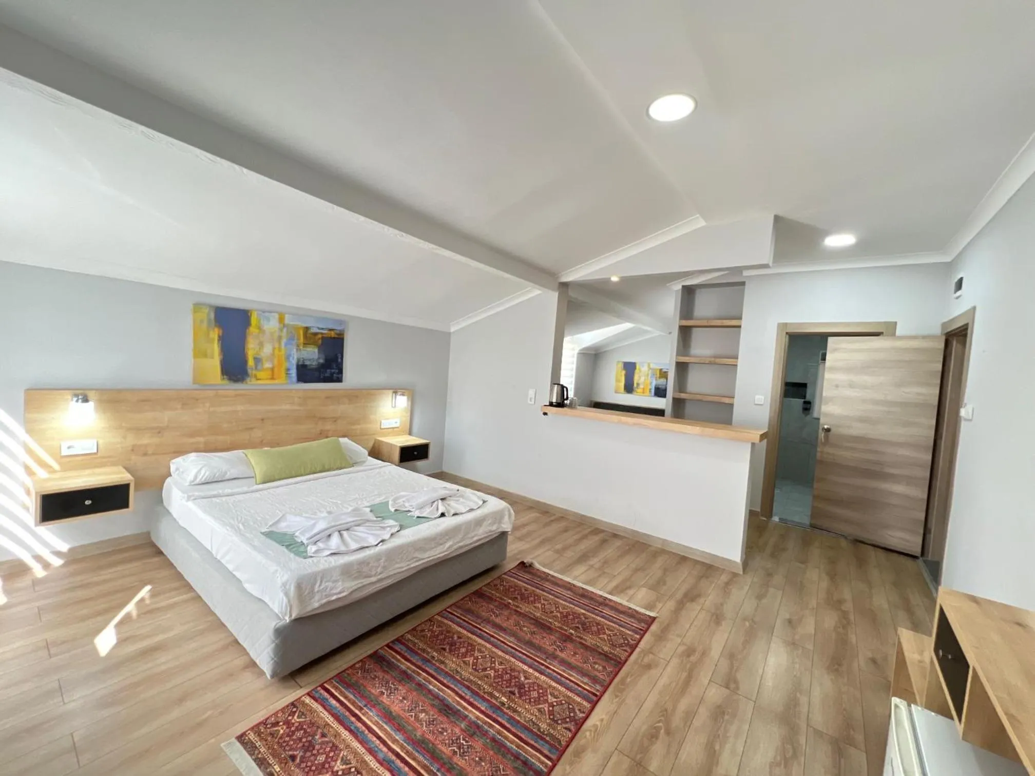 Bed in Ibrahim Bey Hotel