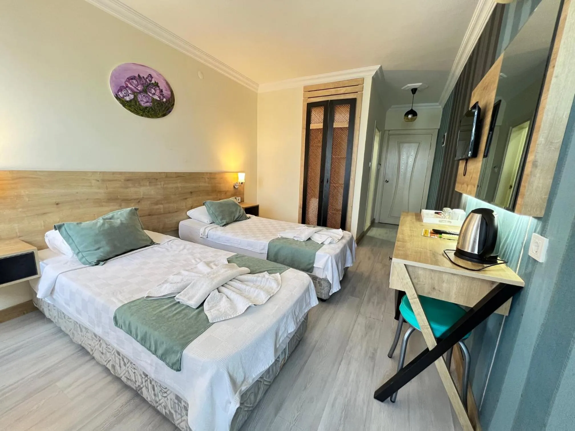 Bed in Ibrahim Bey Hotel