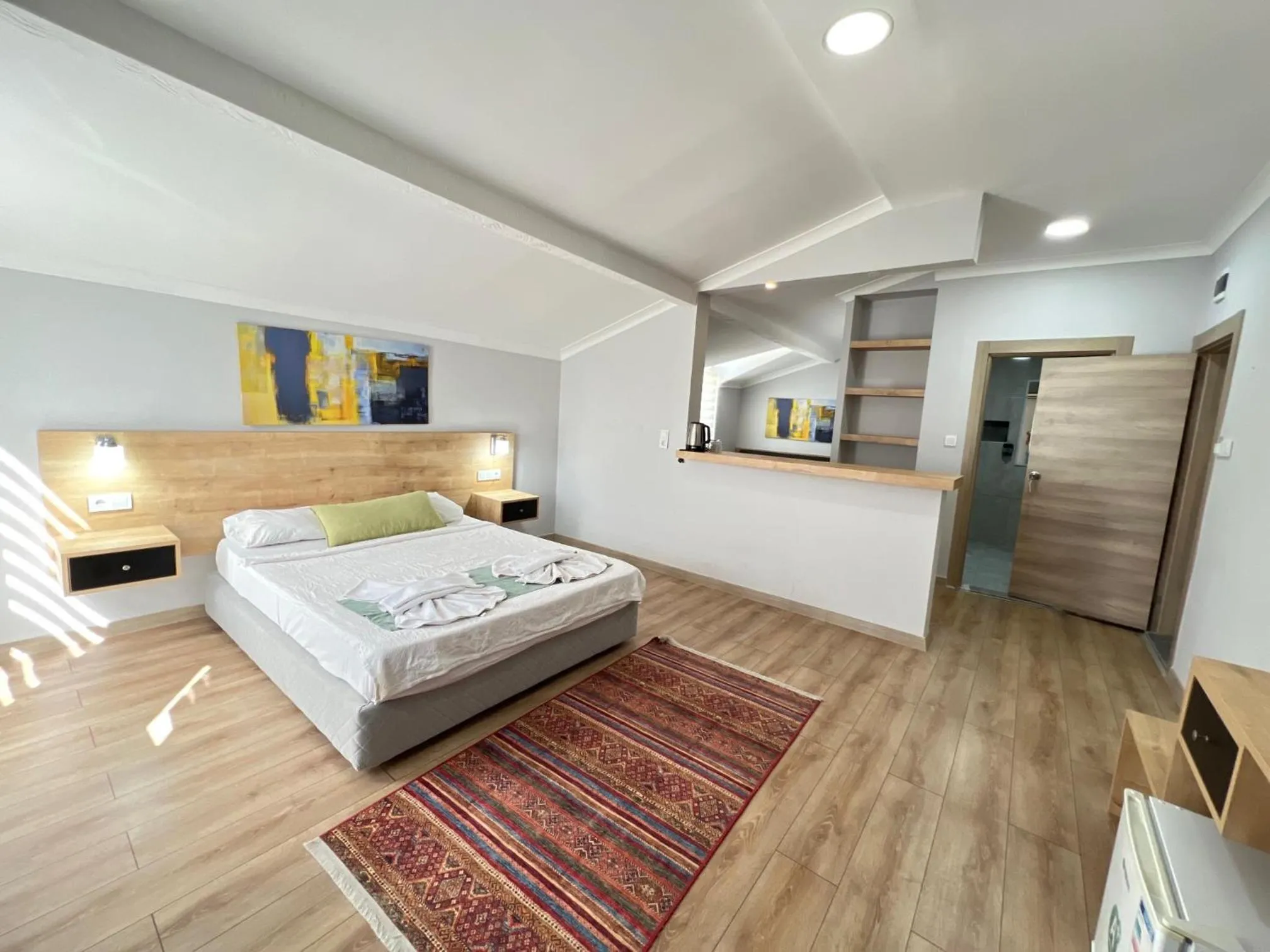 Bed in Ibrahim Bey Hotel