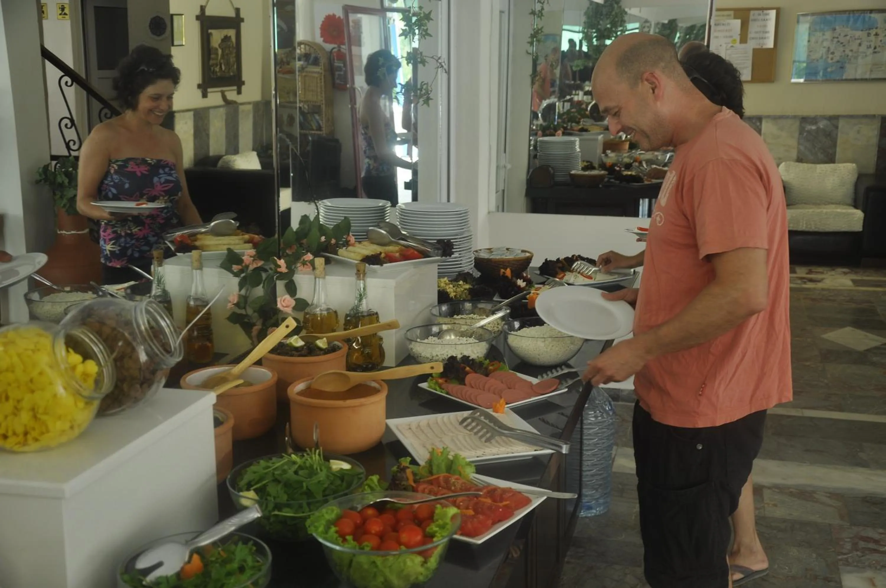 Food in Ibrahim Bey Hotel