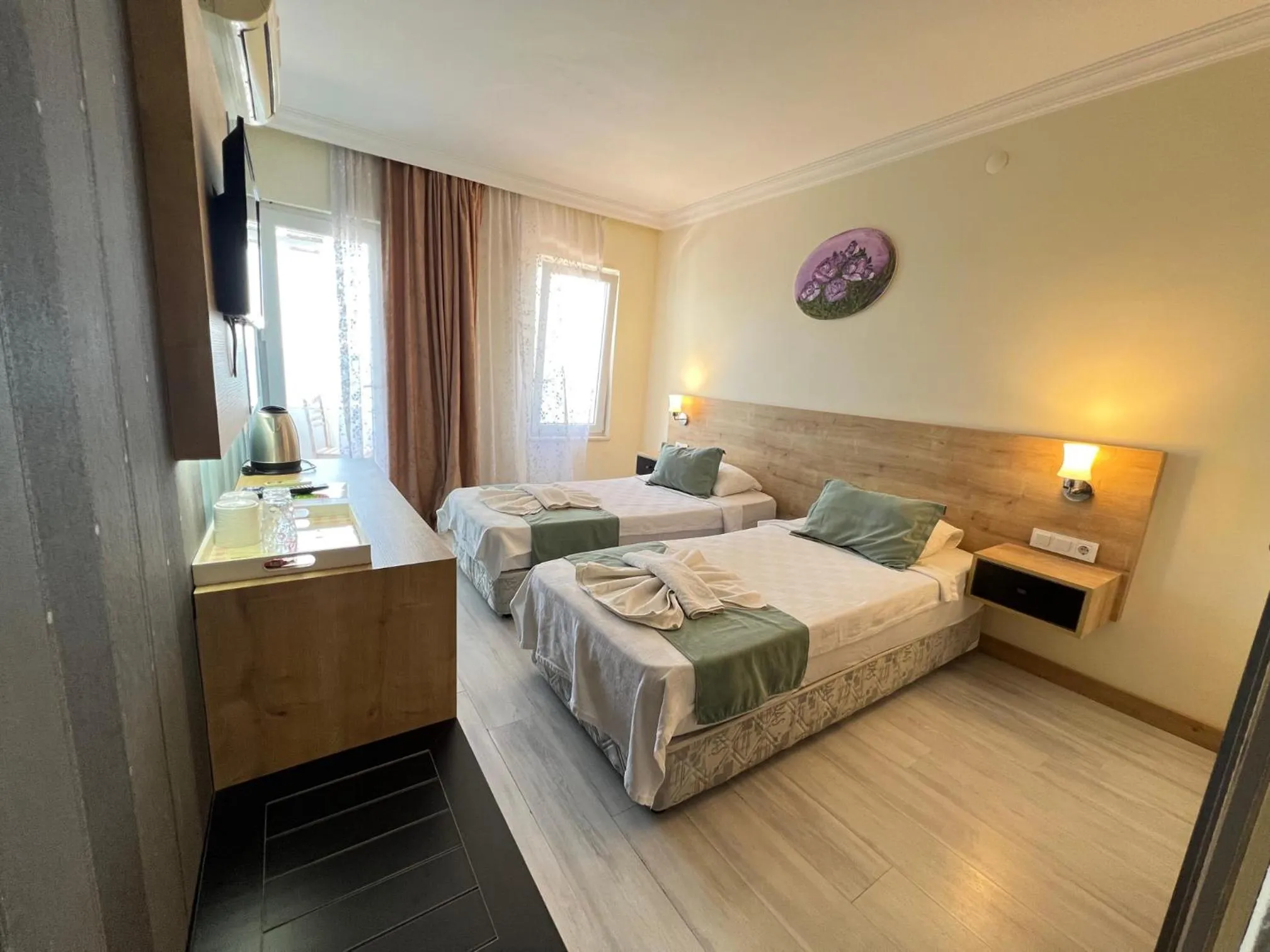 Bed in Ibrahim Bey Hotel