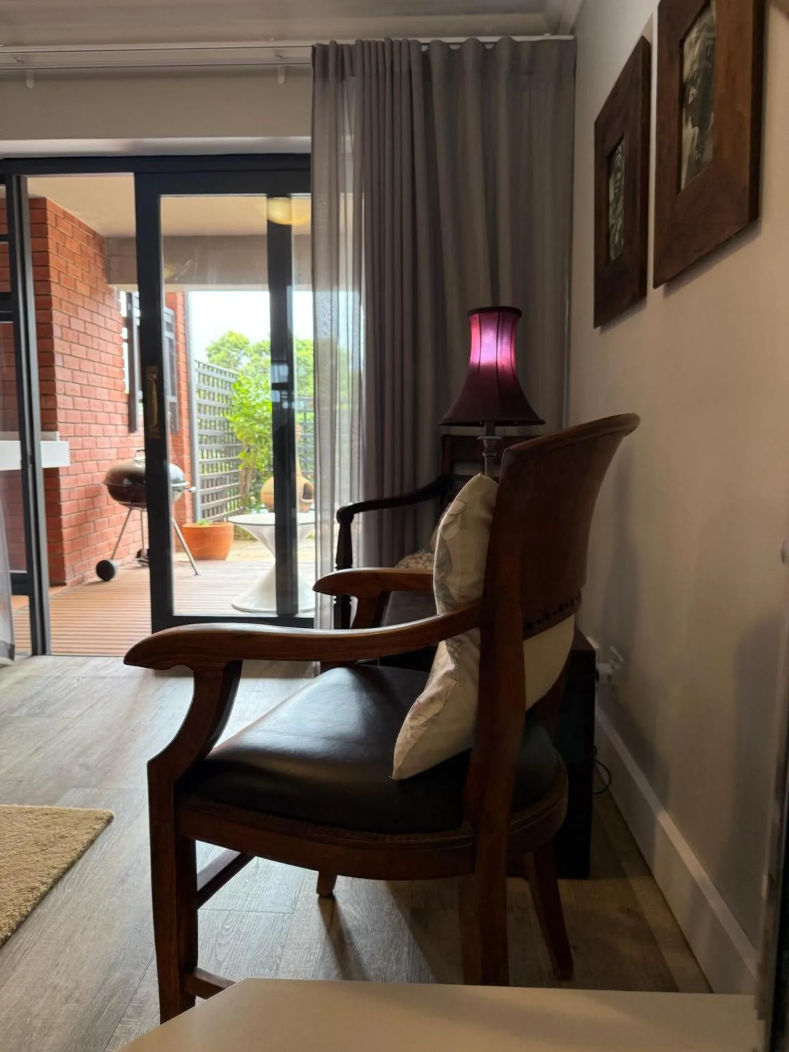 Living room in Dolphin Dunes Guesthouse
