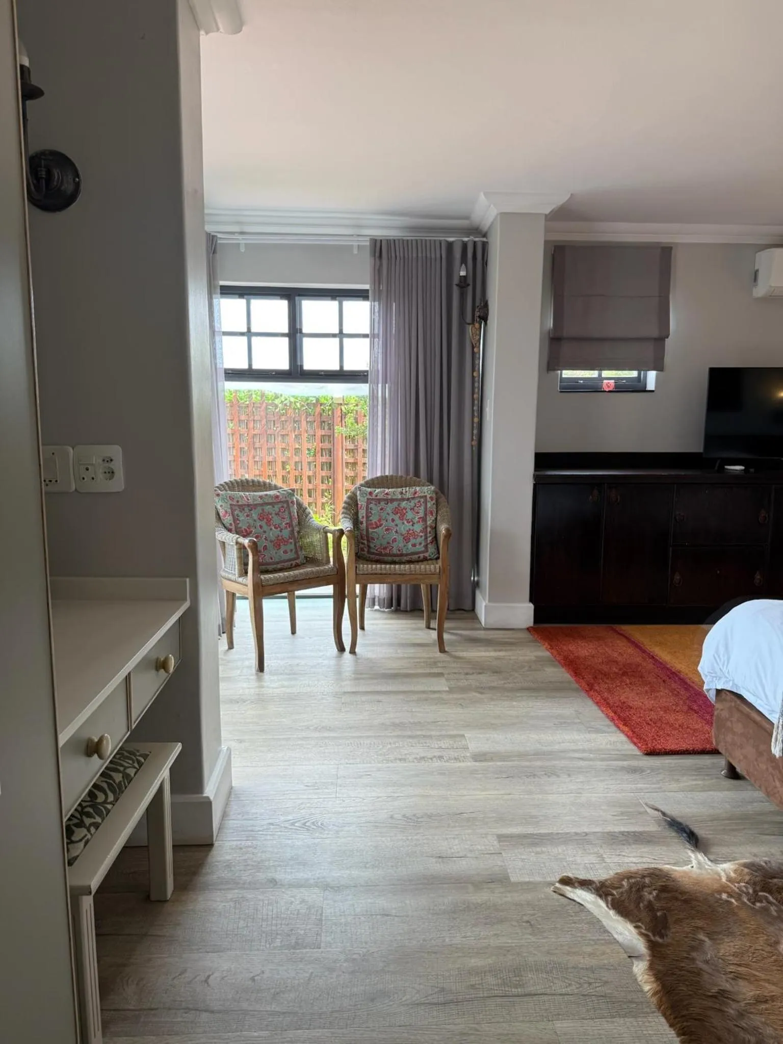 Seating area in Dolphin Dunes Guesthouse