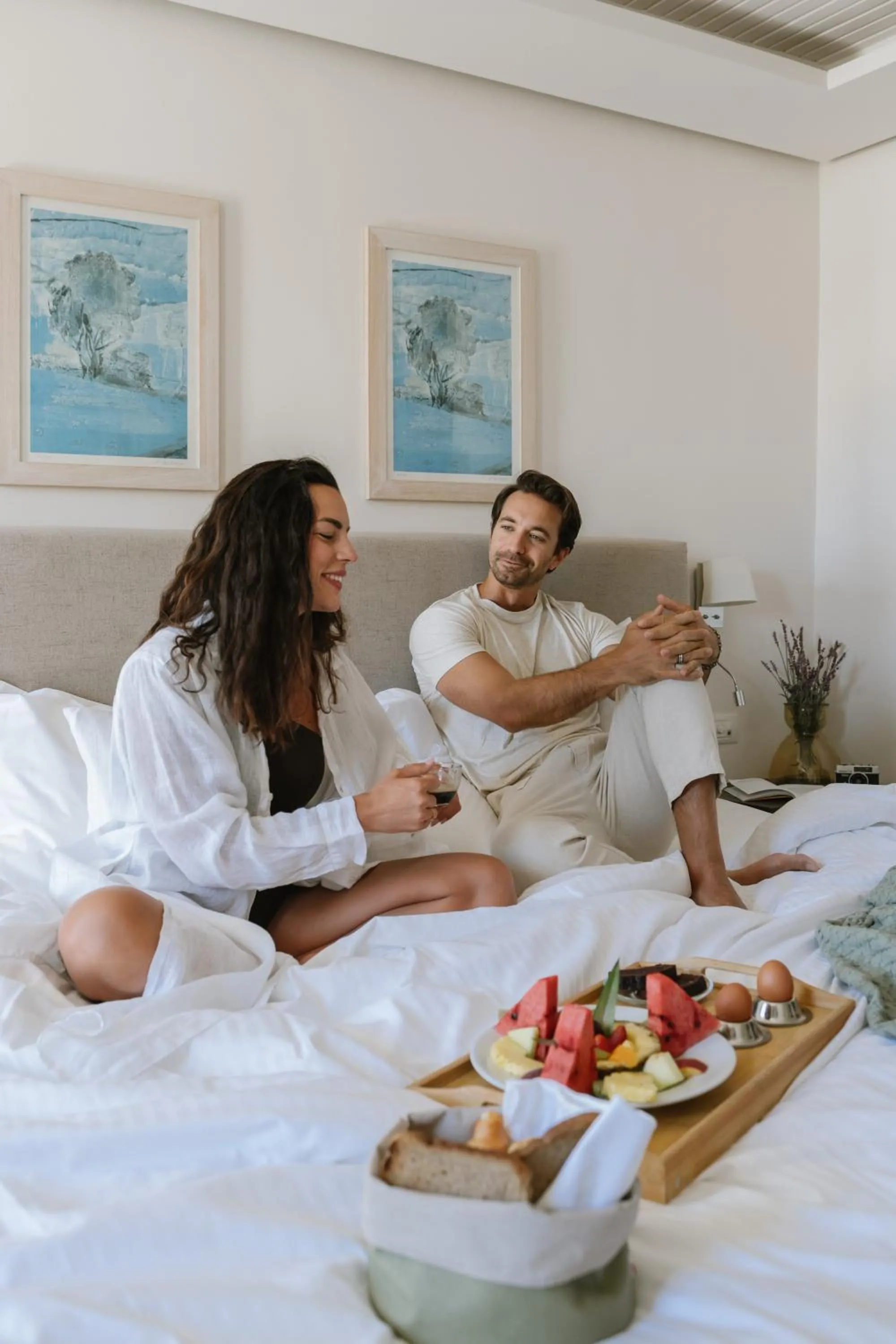 People, Bed in Almyra Resort