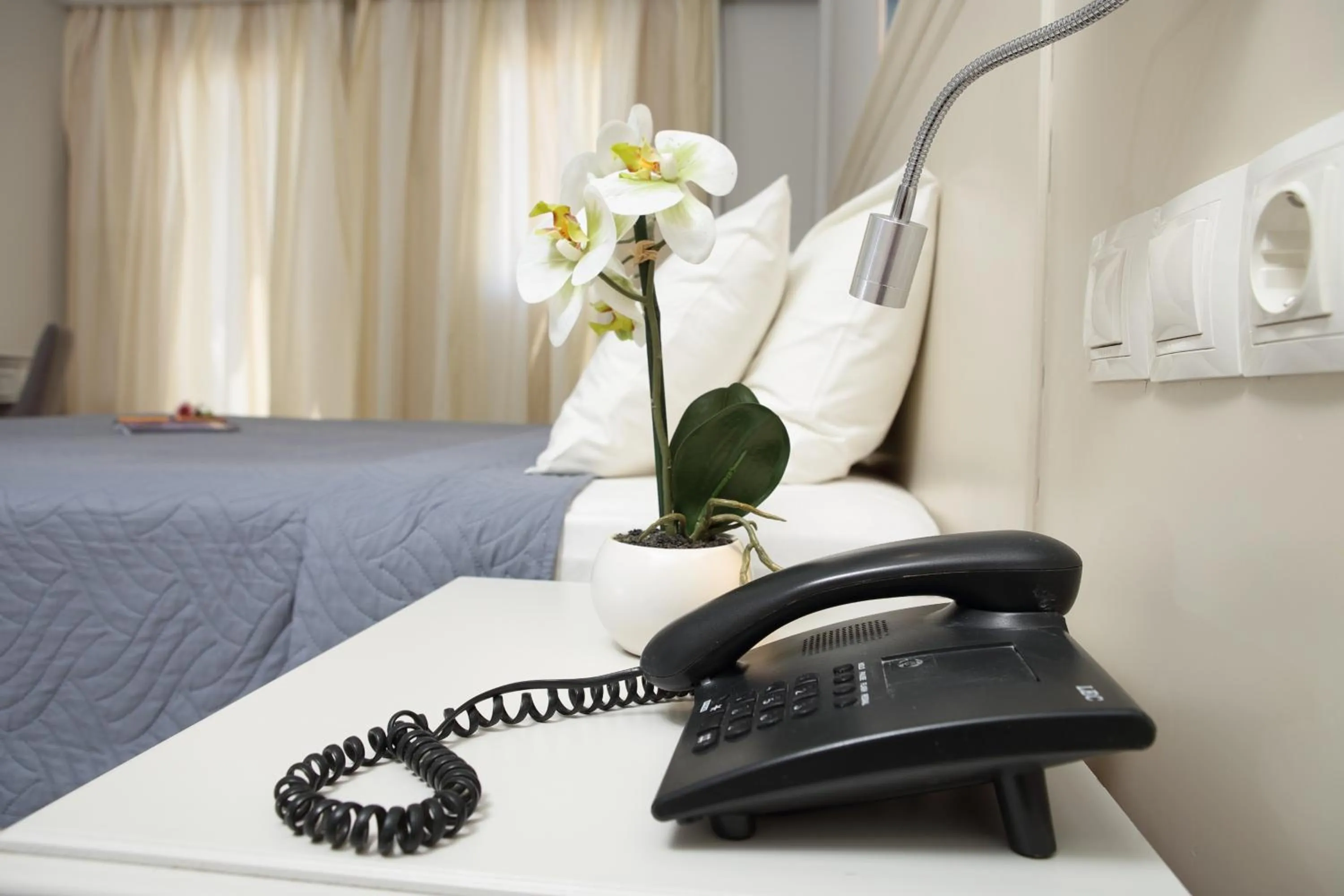 Bed in Almyra Resort