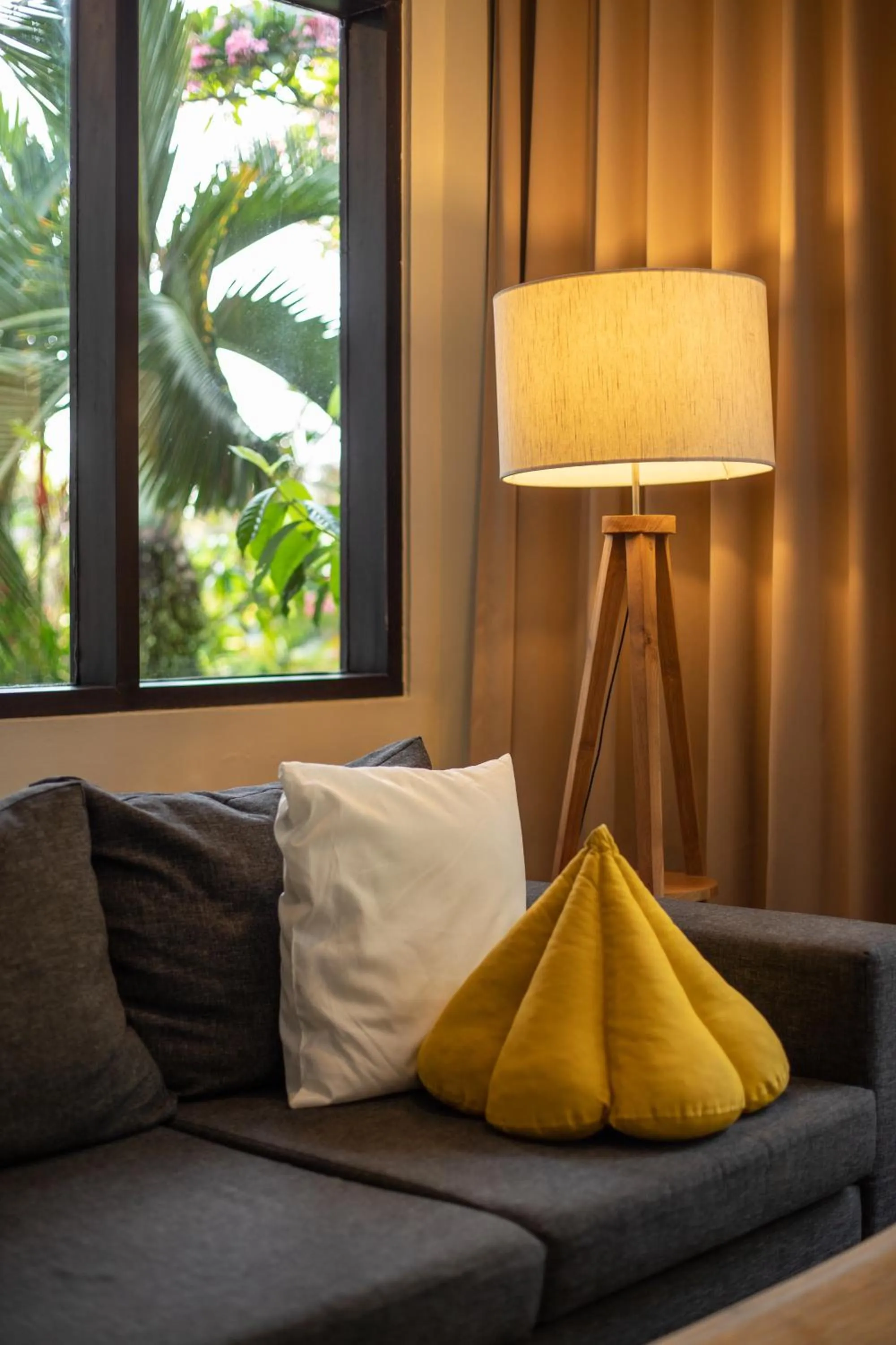 Living room in Balian Surf Villas
