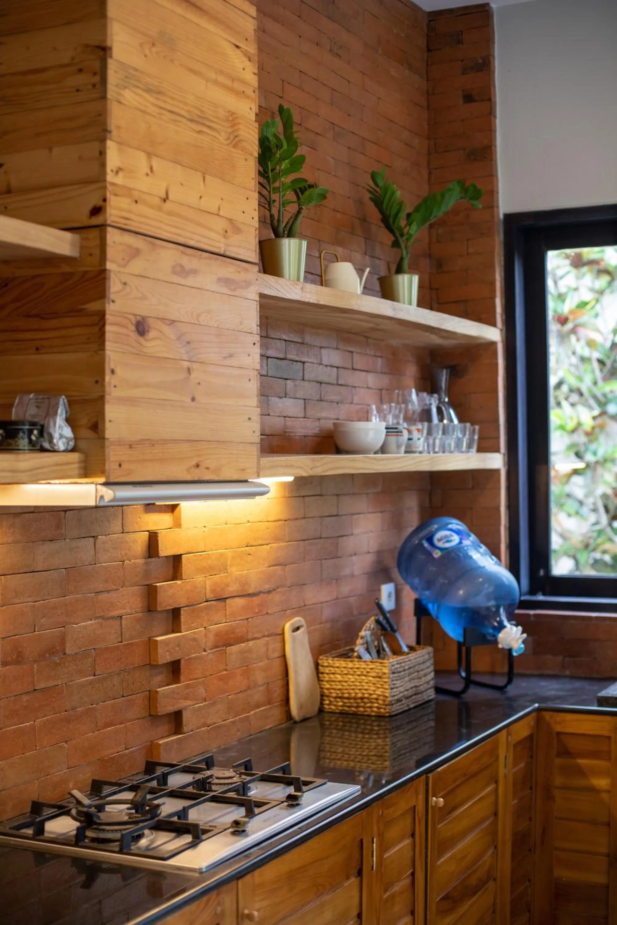 Kitchen or kitchenette in Balian Surf Villas