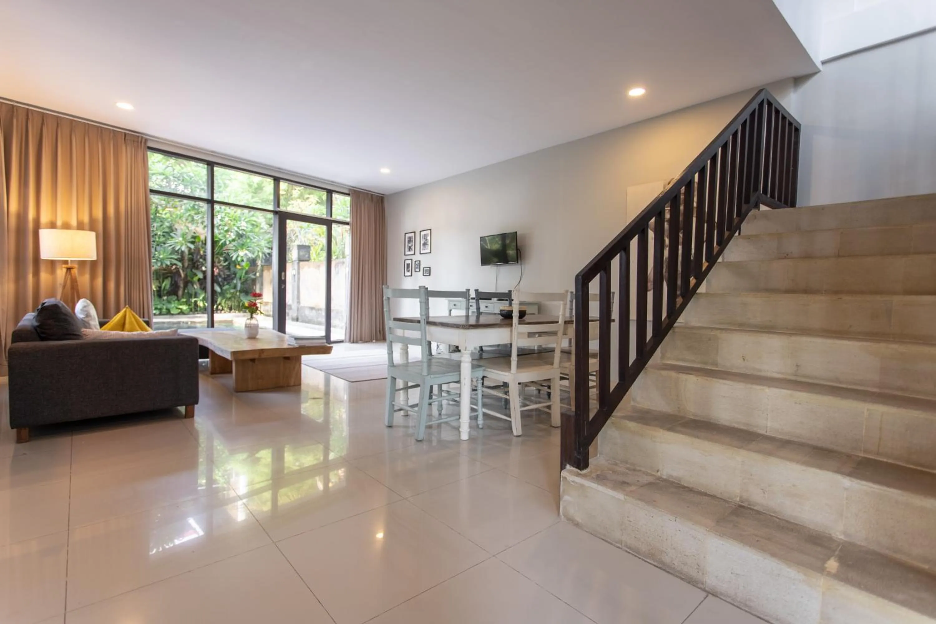 Living room in Balian Surf Villas