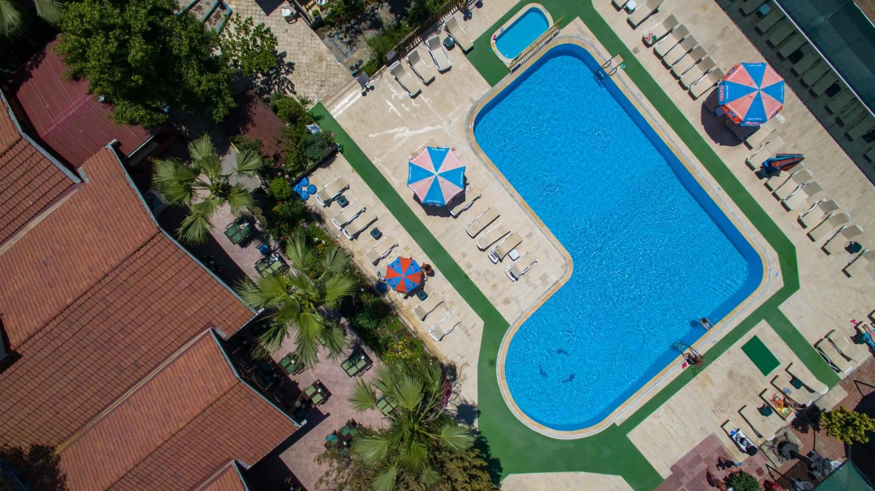 Bird's eye view in Club Pink Palace Hotel