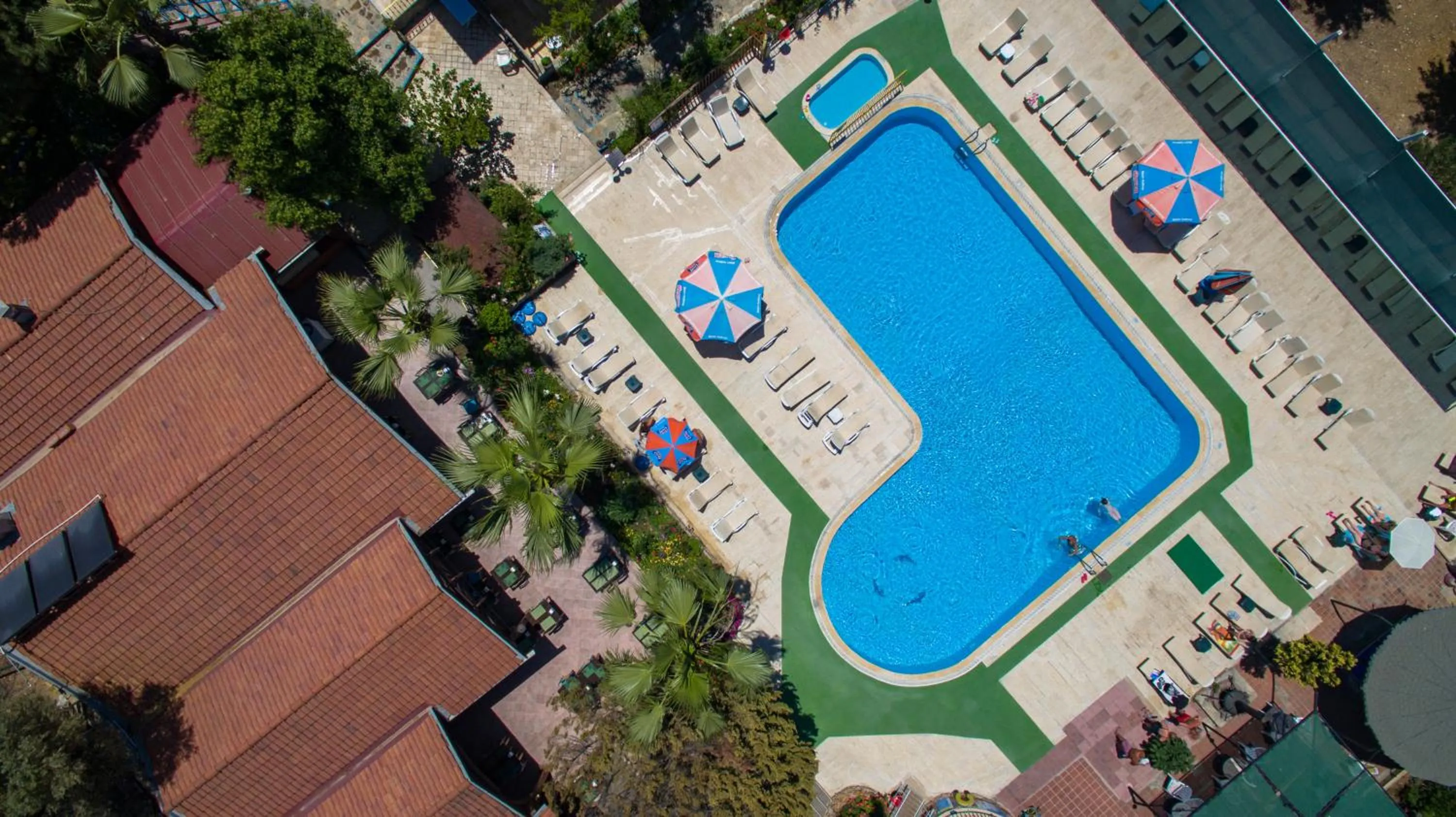 Bird's eye view in Club Pink Palace Hotel