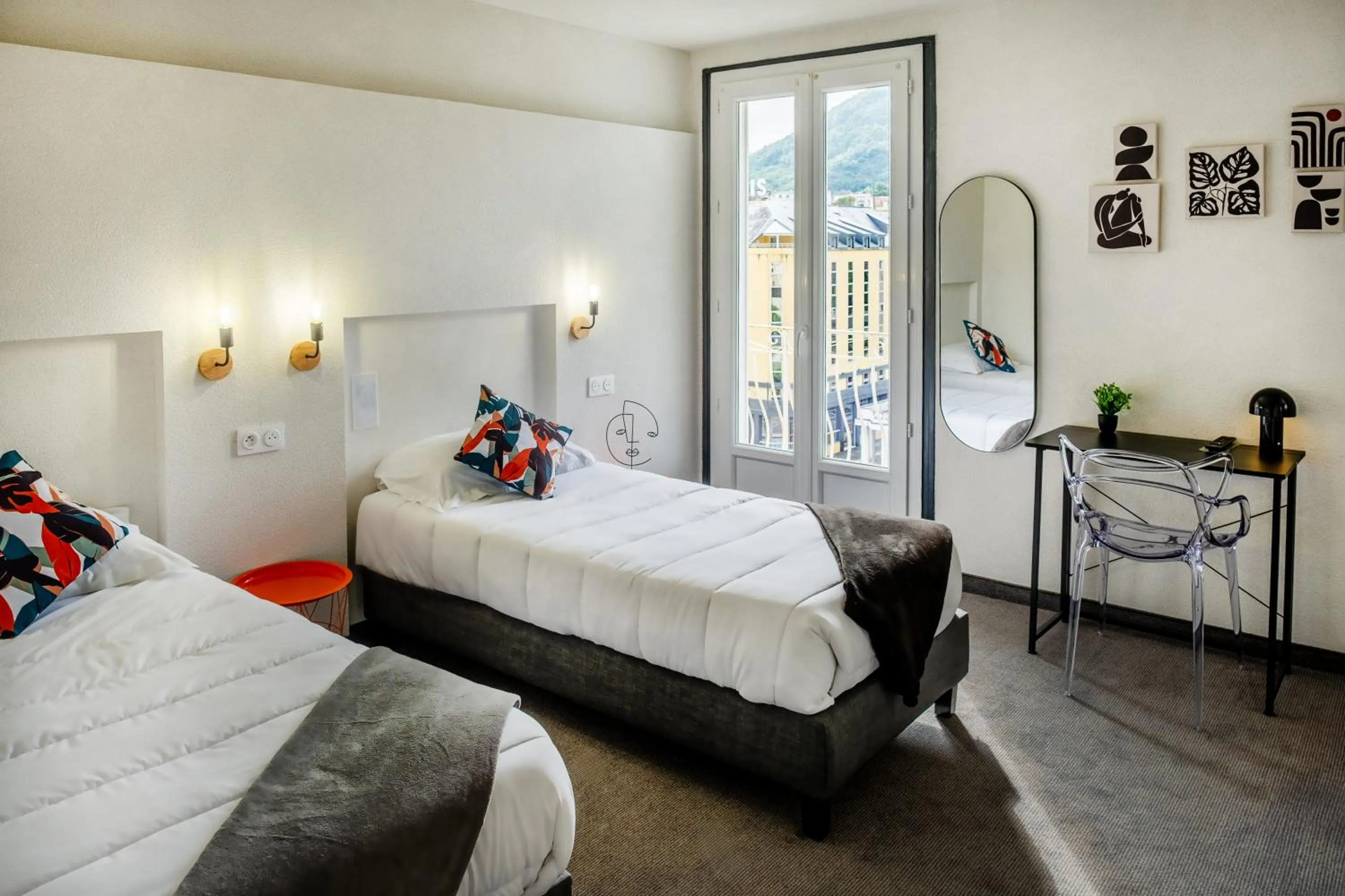 Bedroom, Bed in Hotel Du Gave