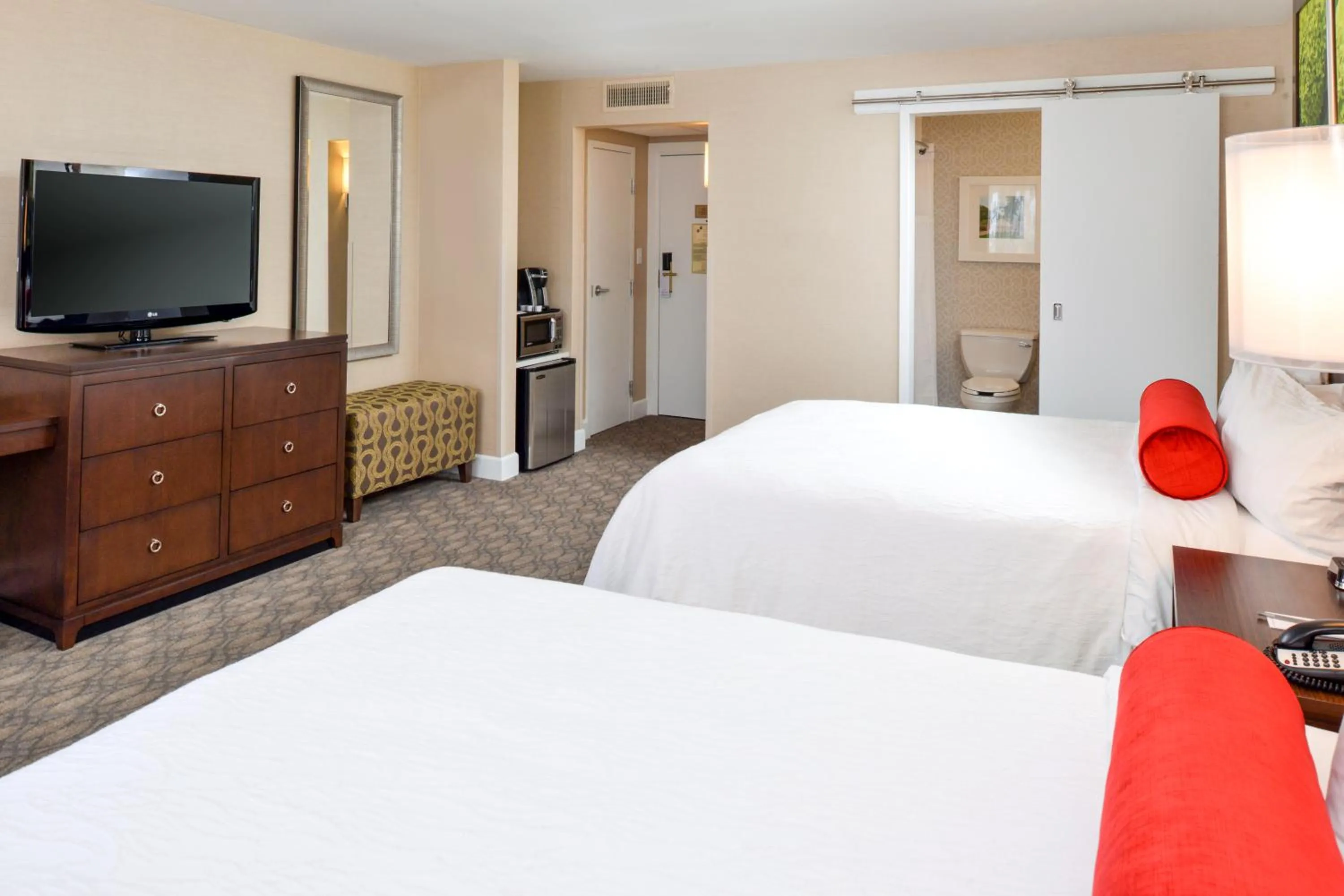 Bed in Inn at DePauw