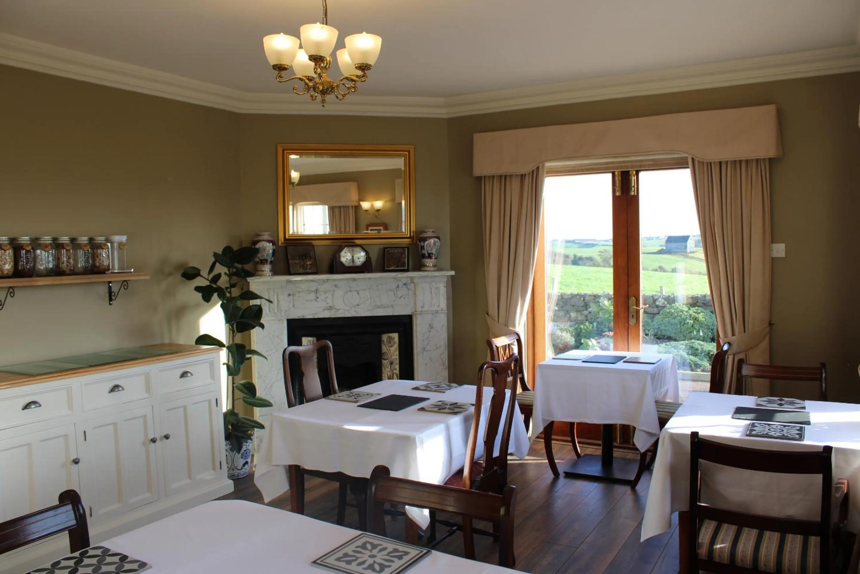 Dining area in Carnalbanagh House