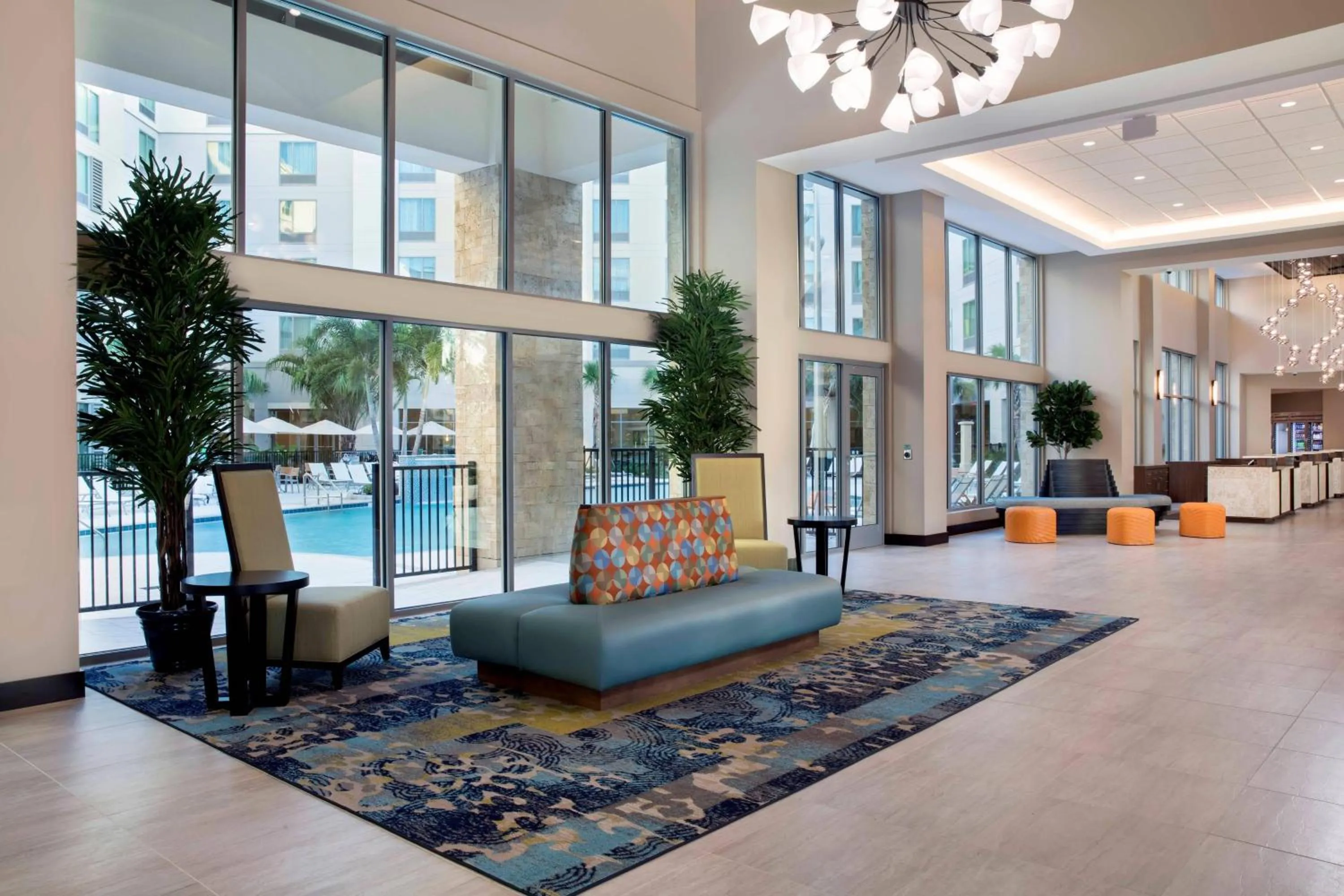 Lobby or reception in SpringHill Suites by Marriott Orlando Theme Parks Lake Buena Vista
