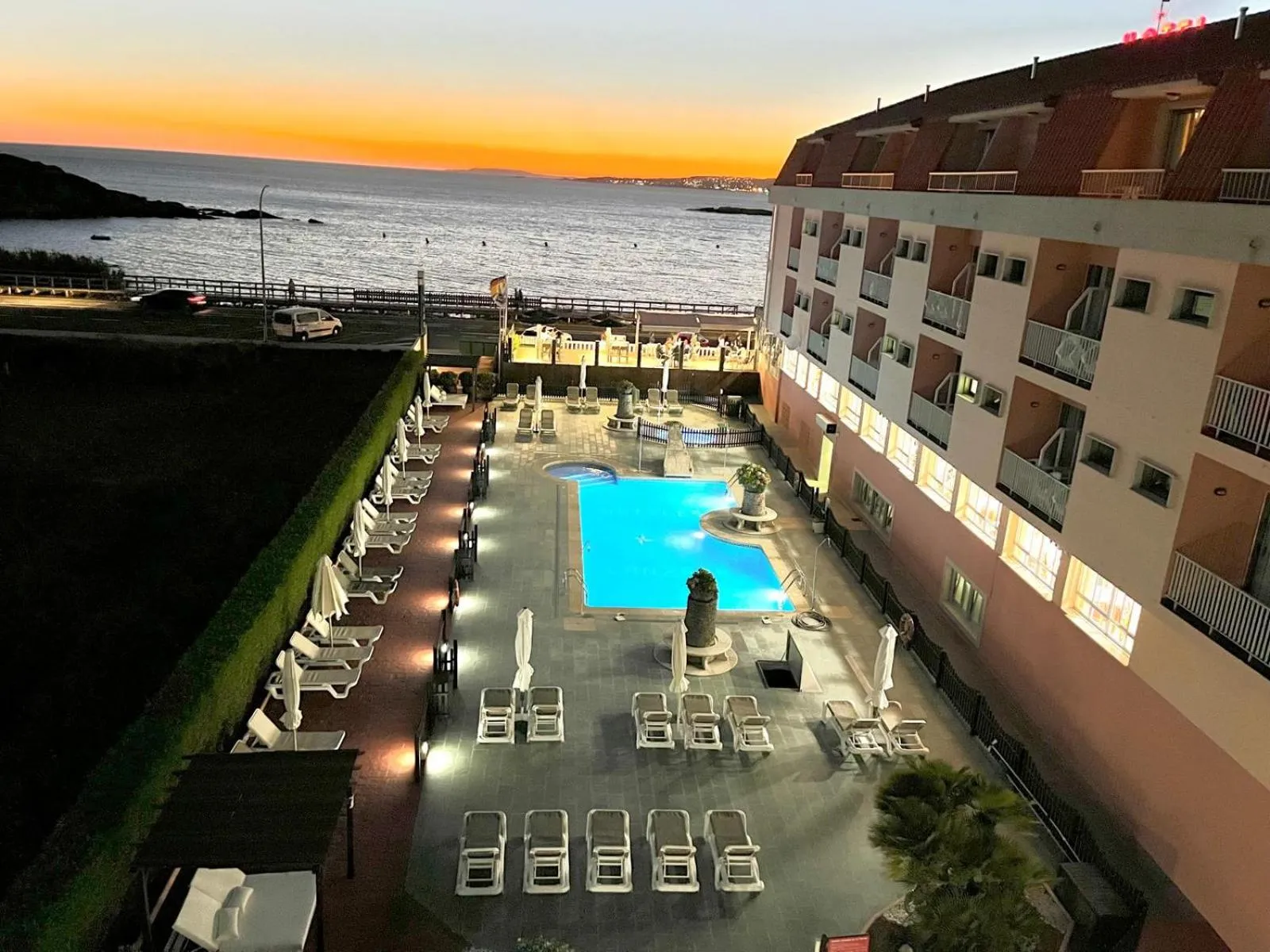 Pool view in Hotel Nuevo Lanzada