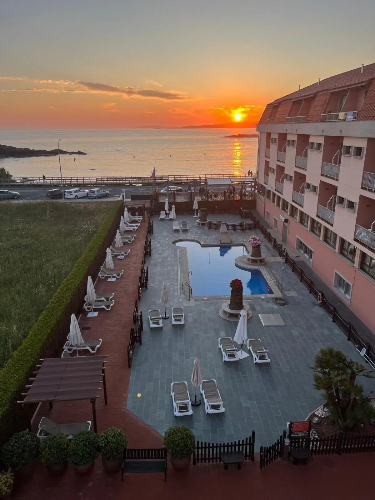 Pool view in Hotel Nuevo Lanzada