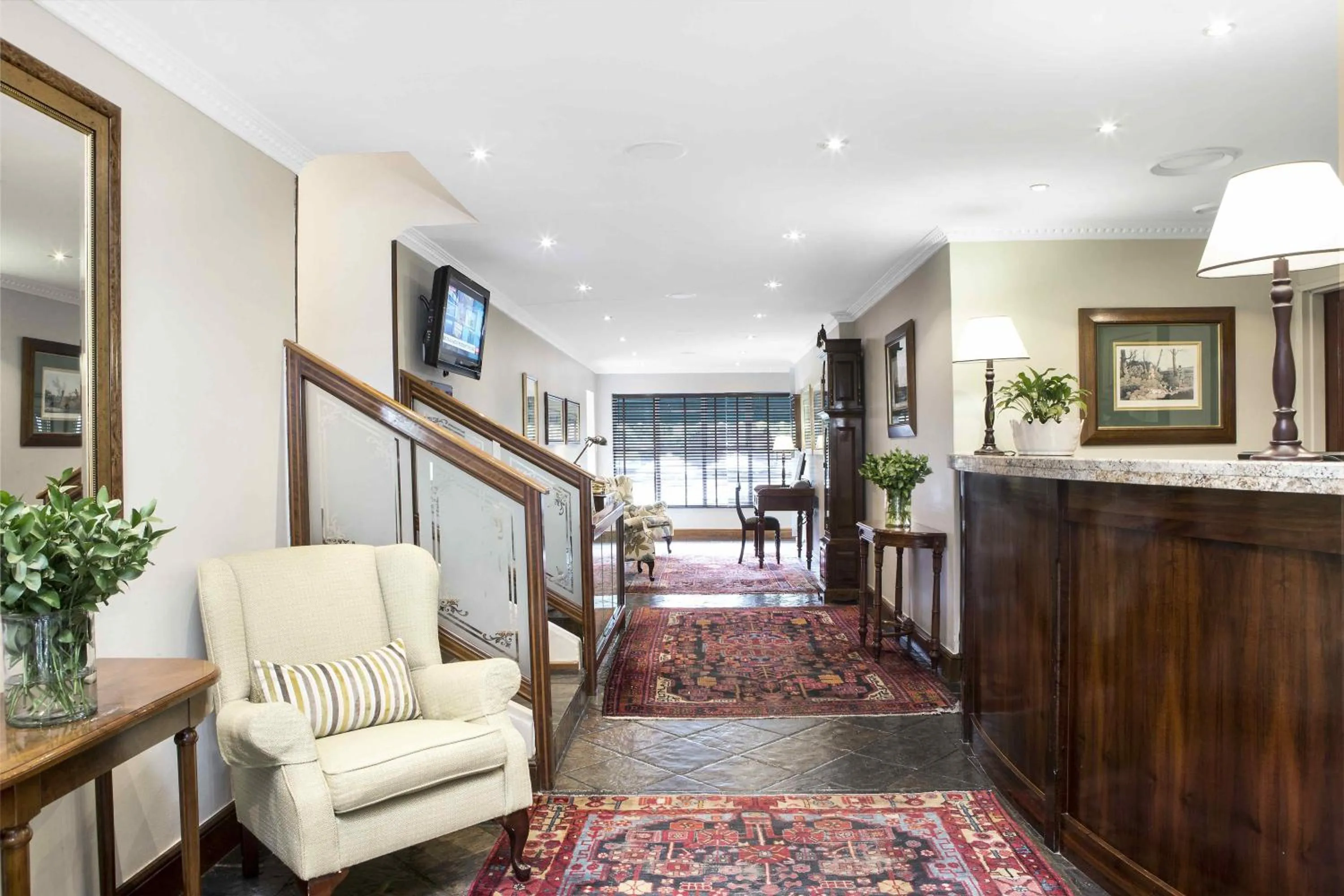 Lobby or reception in Premier Hotel Falstaff