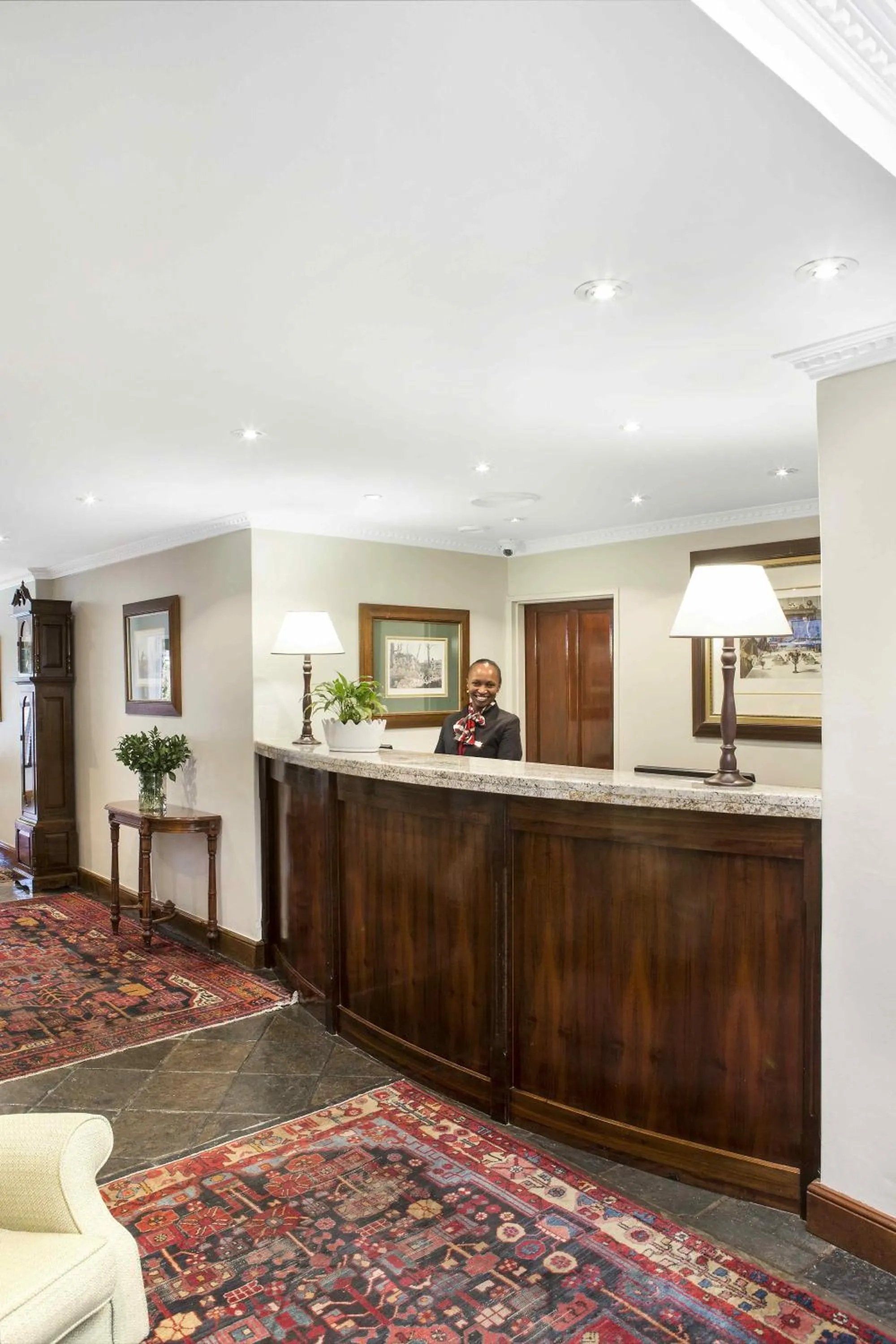 Lobby or reception in Premier Hotel Falstaff