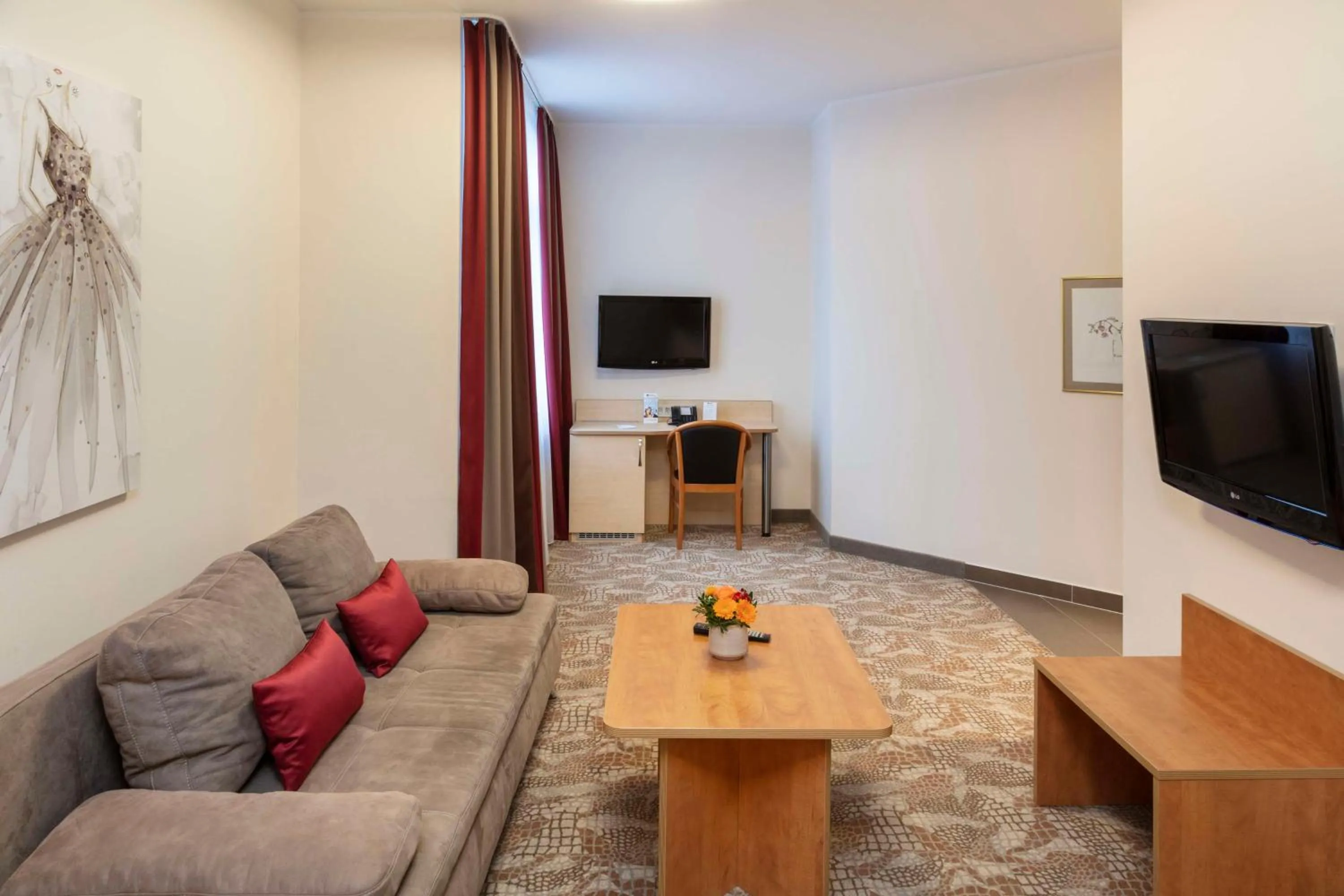 Bedroom in Best Western Hotel Dreiländerbrücke Weil am Rhein / Basel