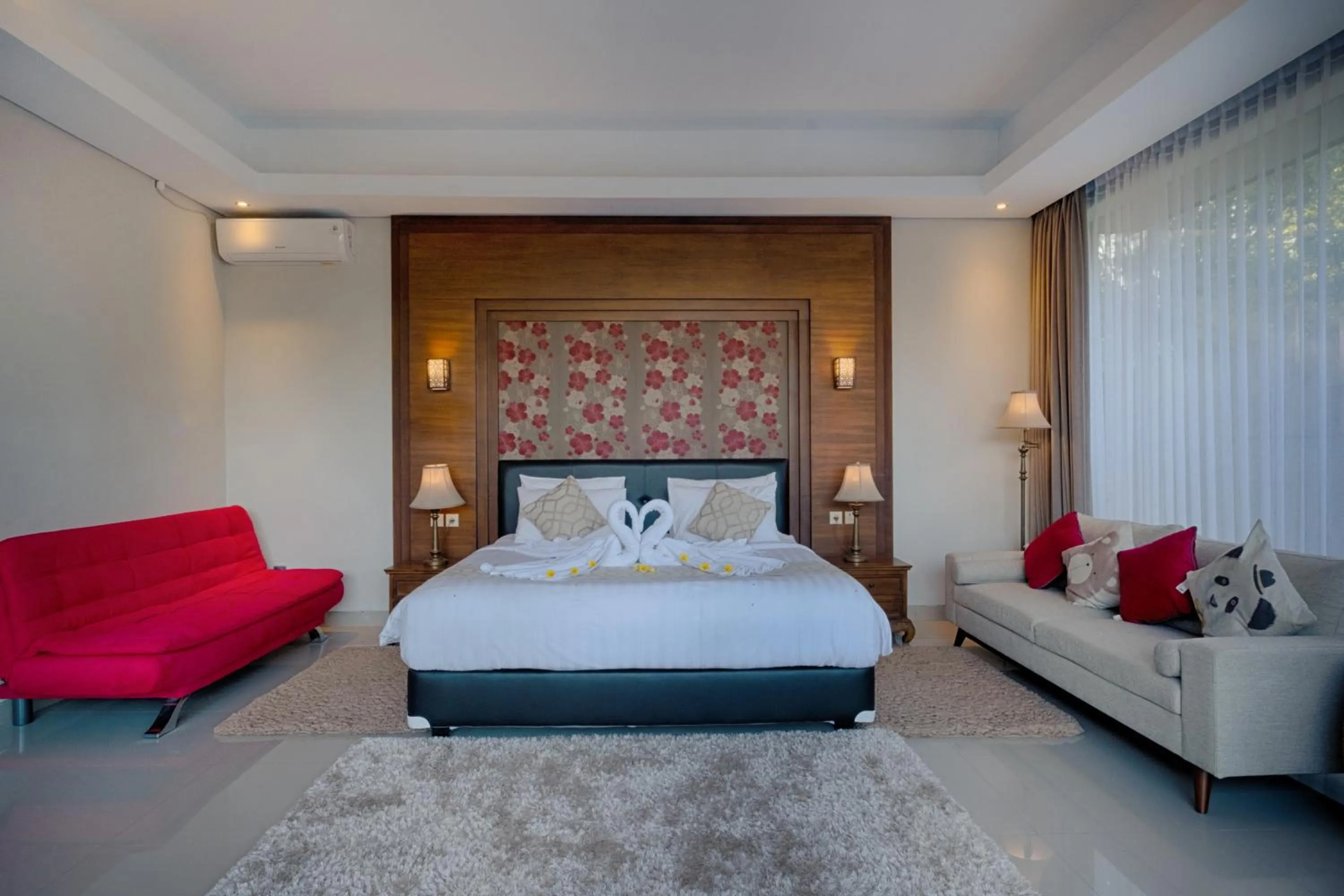 Bed in Nadira Bali Villa