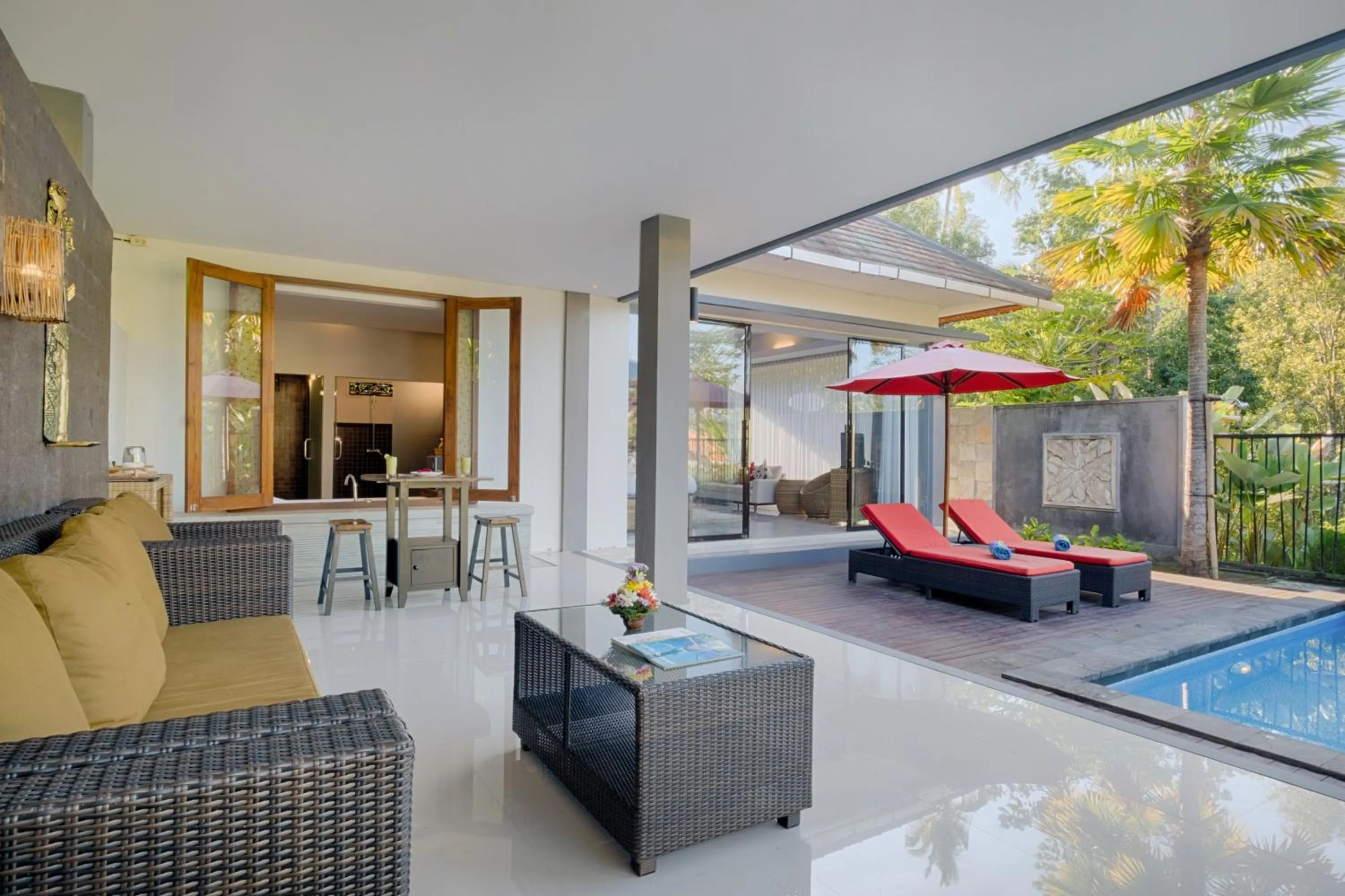 Living room in Nadira Bali Villa