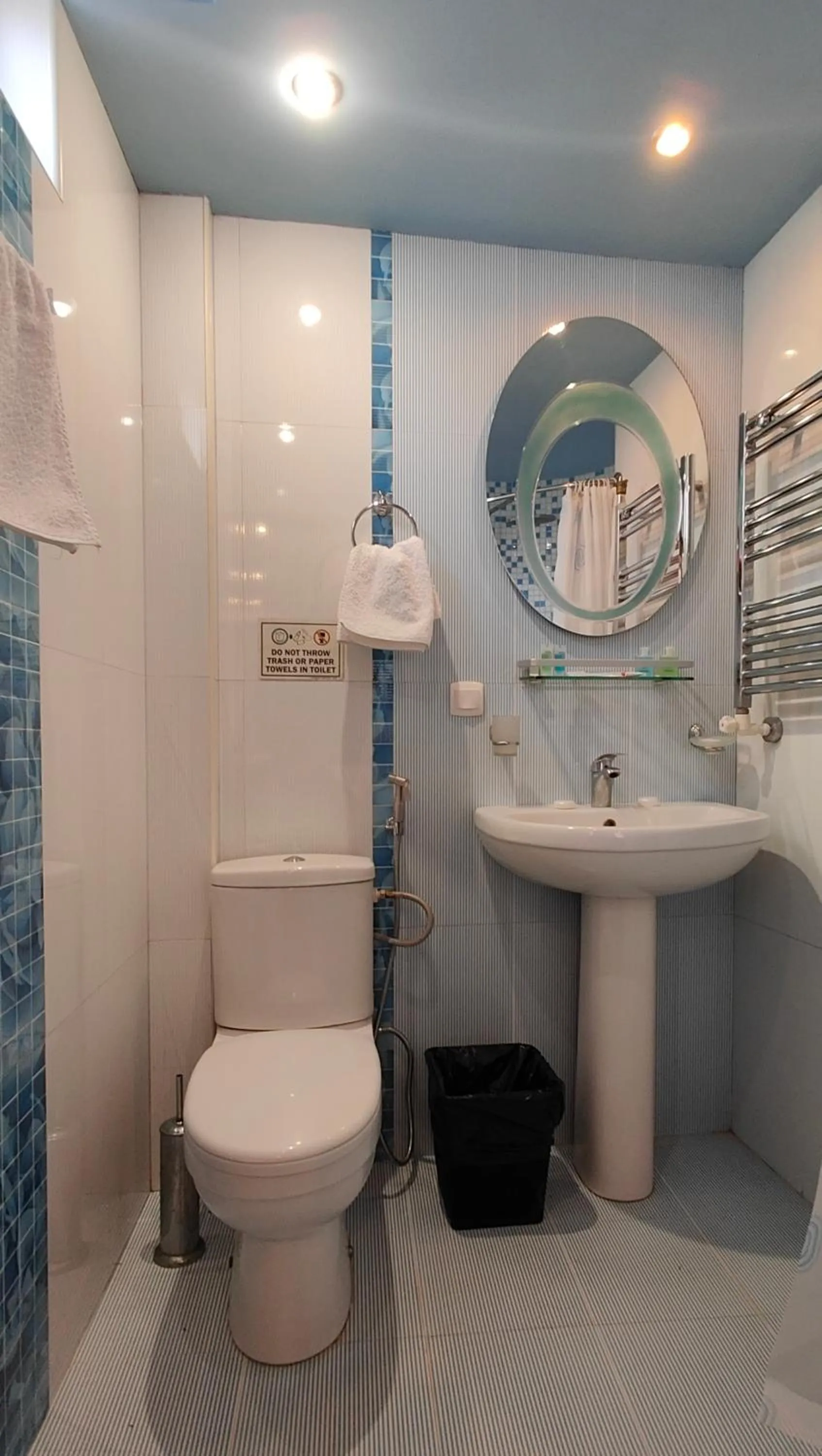 Shower in Areg Hotel