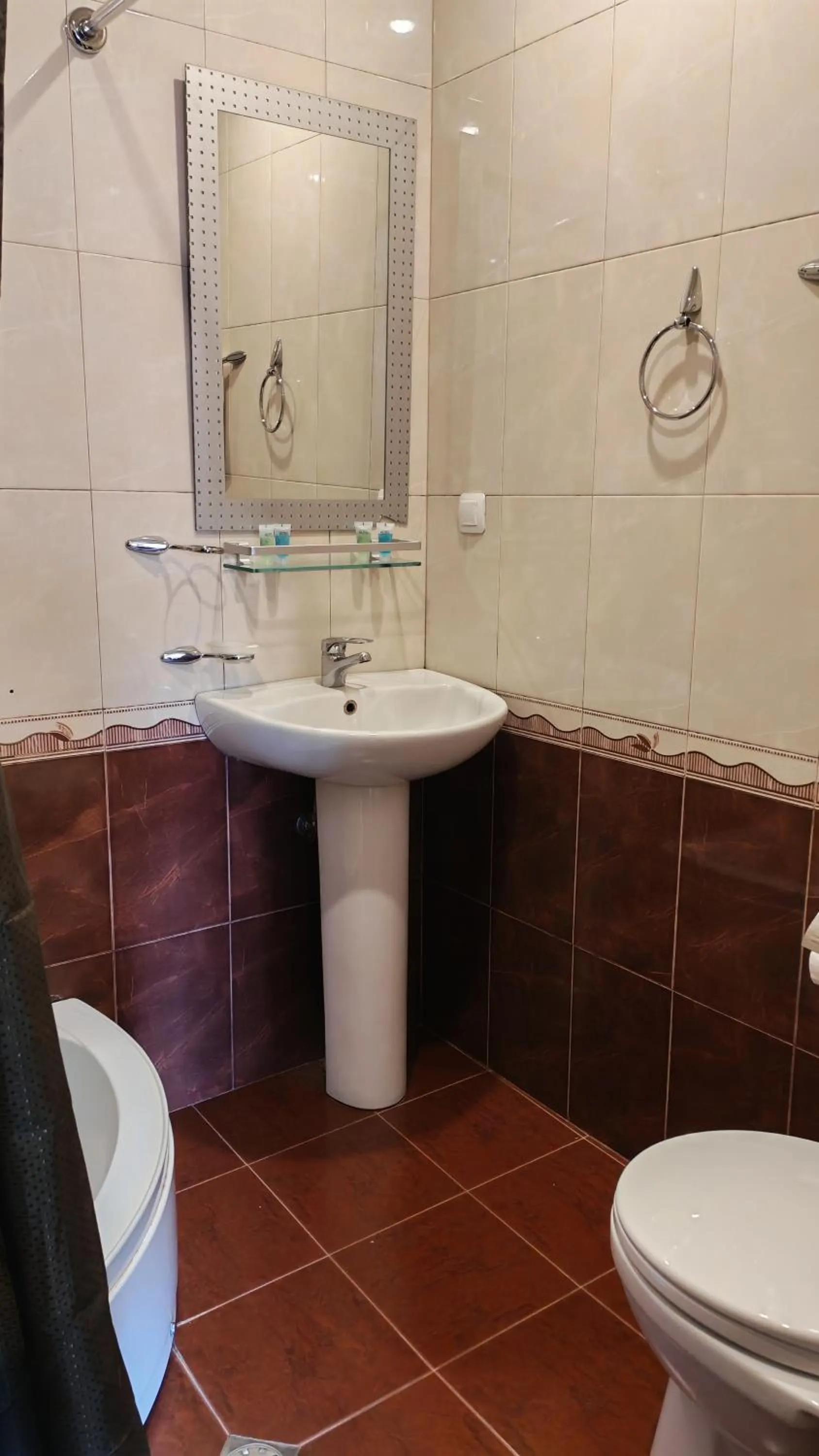 Shower in Areg Hotel