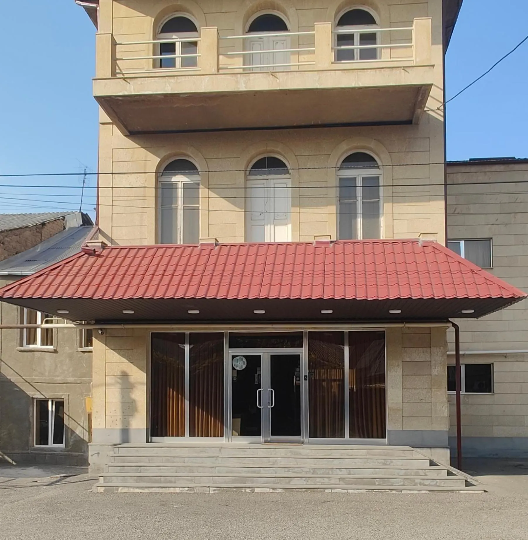 Facade/entrance in Areg Hotel