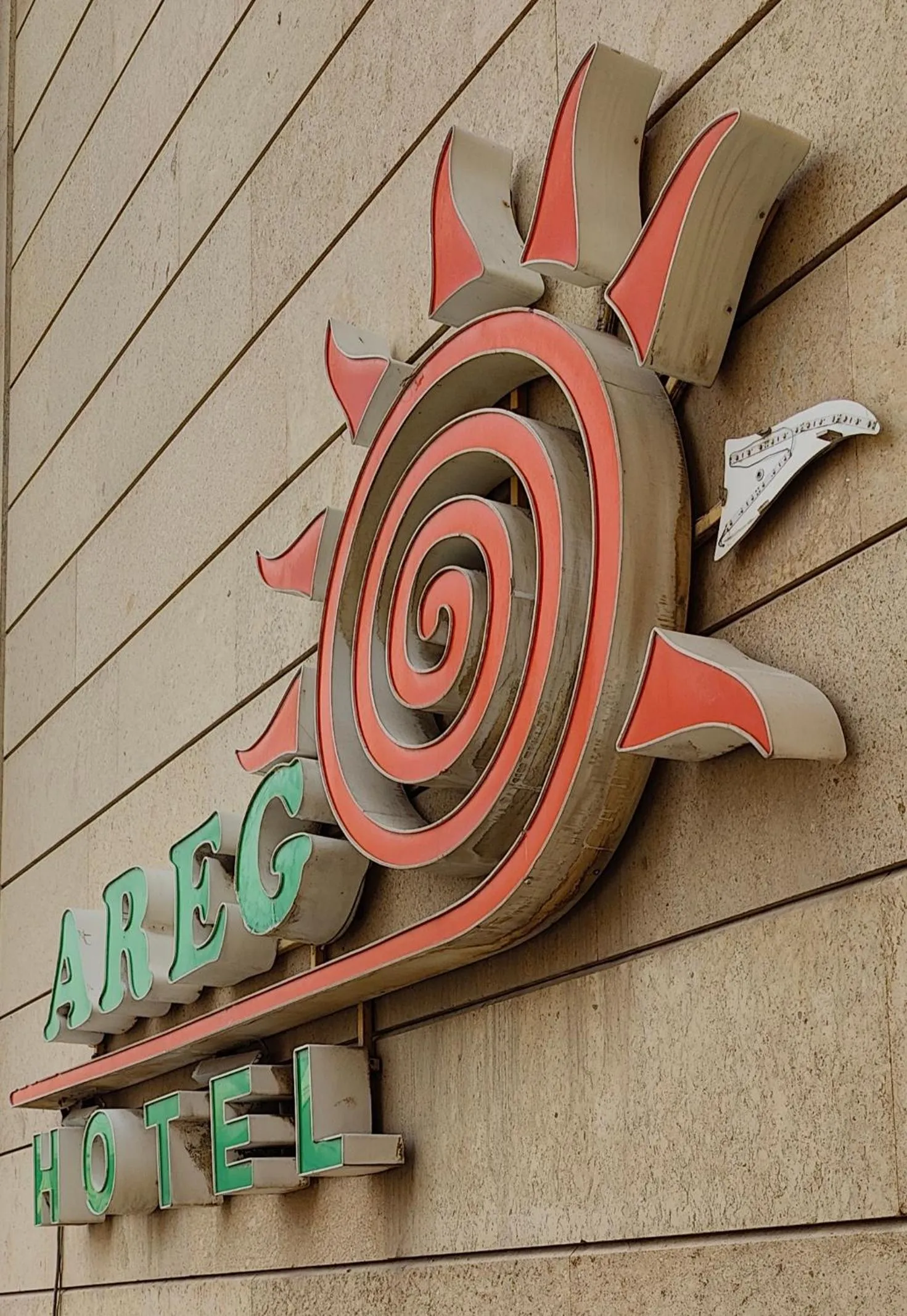 Logo/Certificate/Sign in Areg Hotel