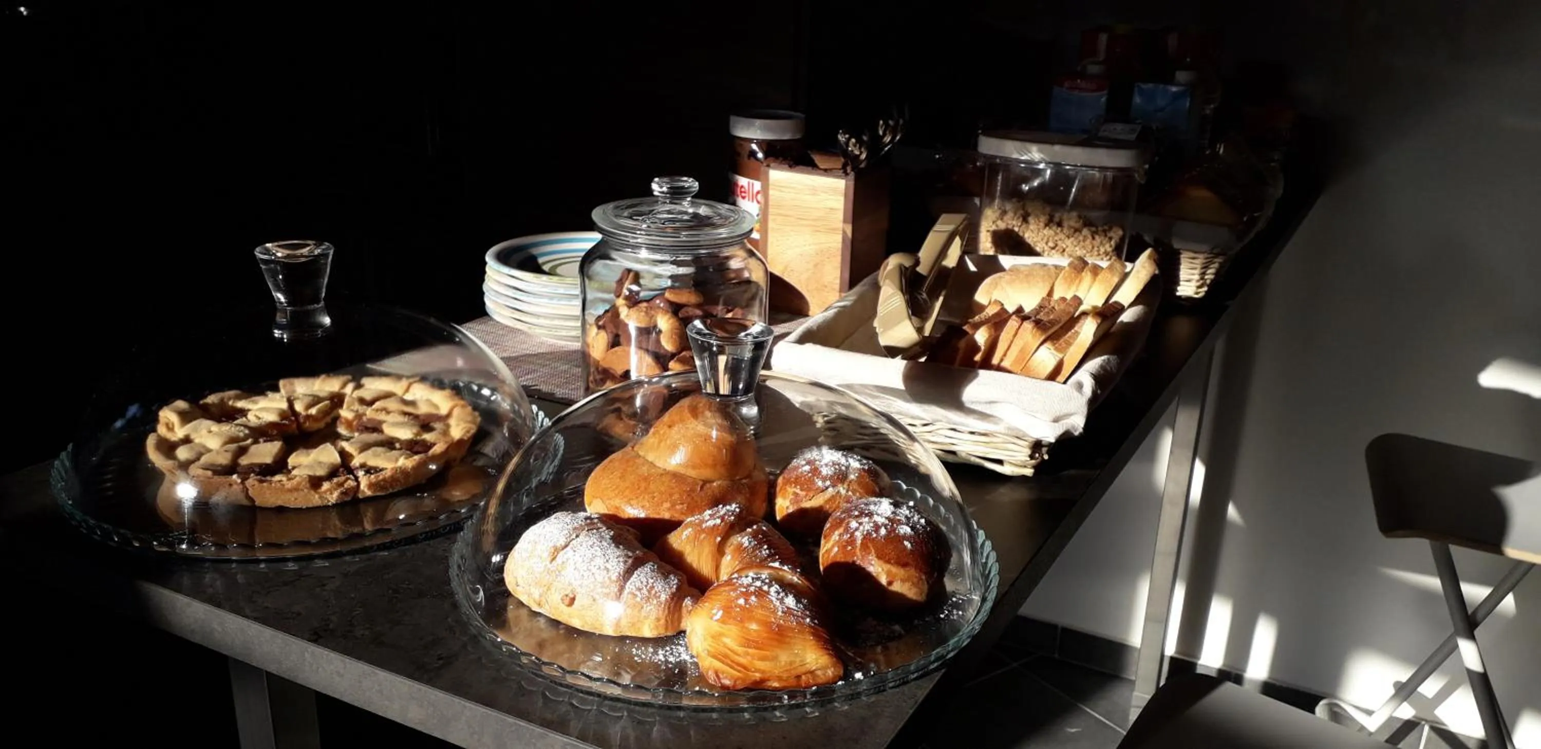 Italian breakfast in Vic Street B&B