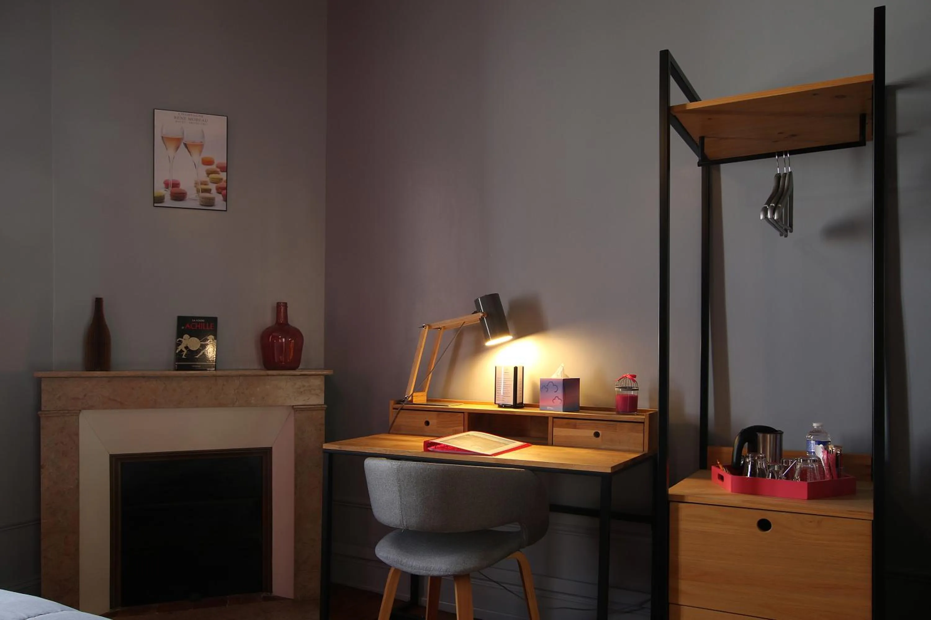 Bedroom in L'Iliade - Chambres d'hôtes - B&B à Bouzy