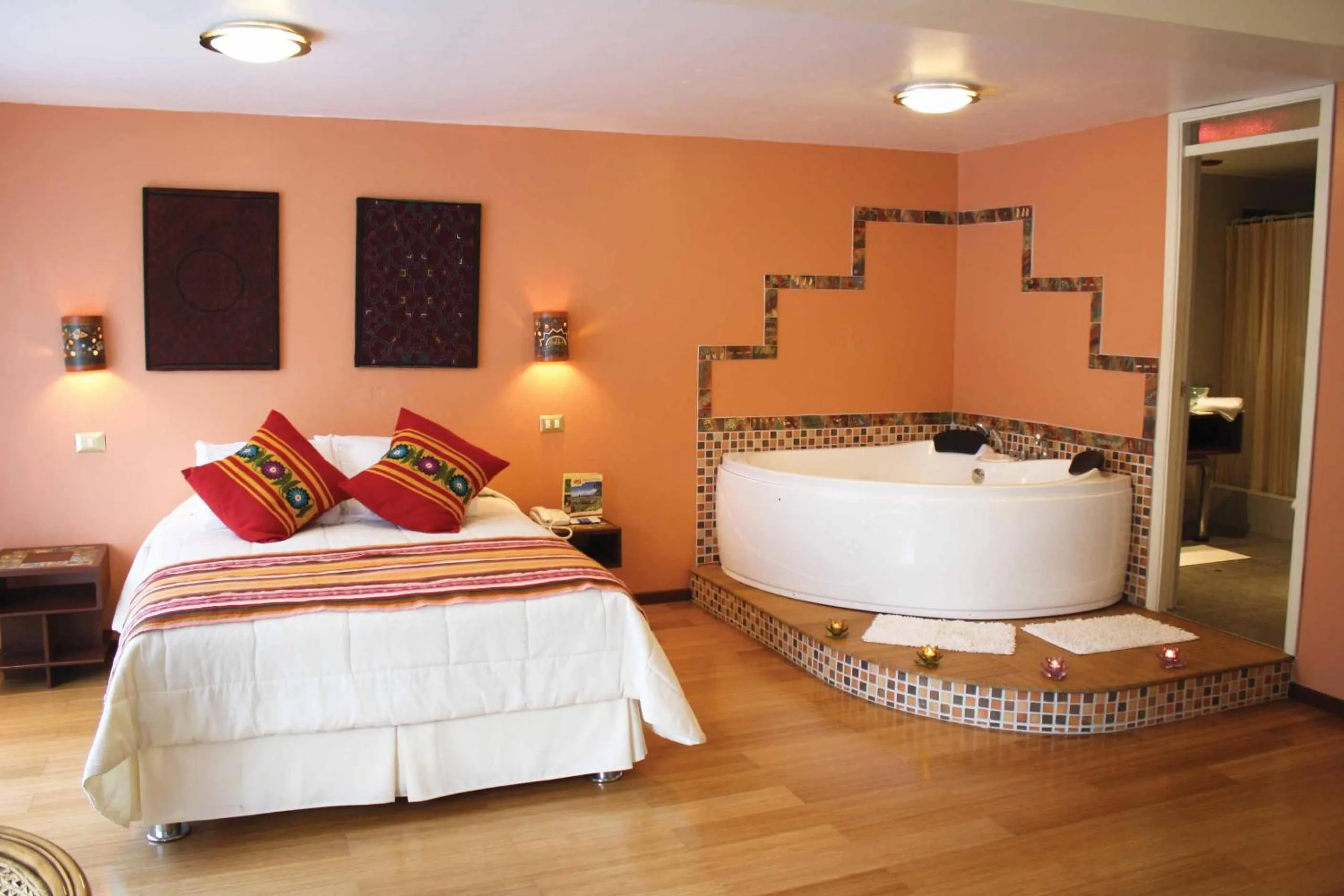 Bed in Hotel Taypikala Machupicchu