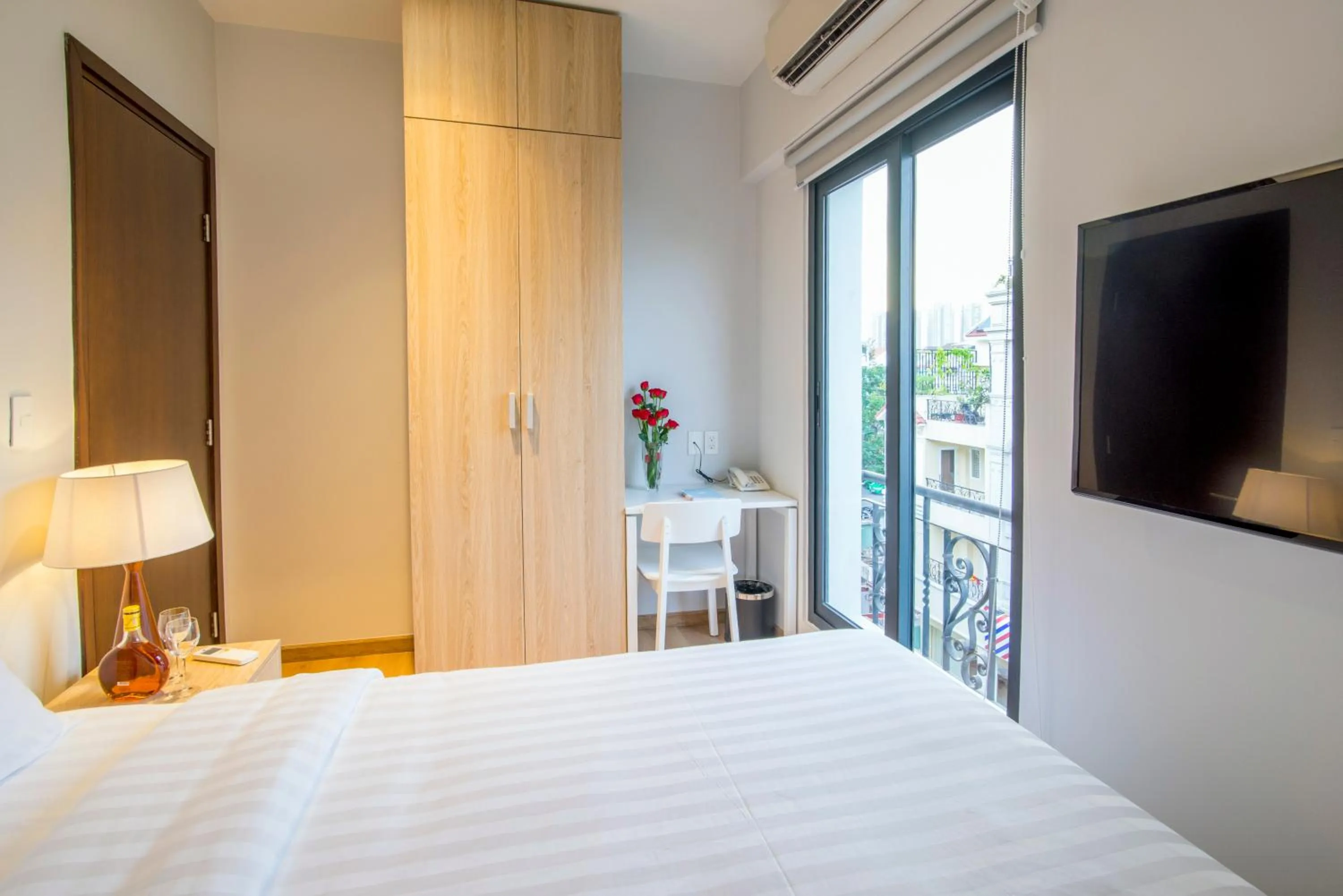 Bed in La Cigale Residence