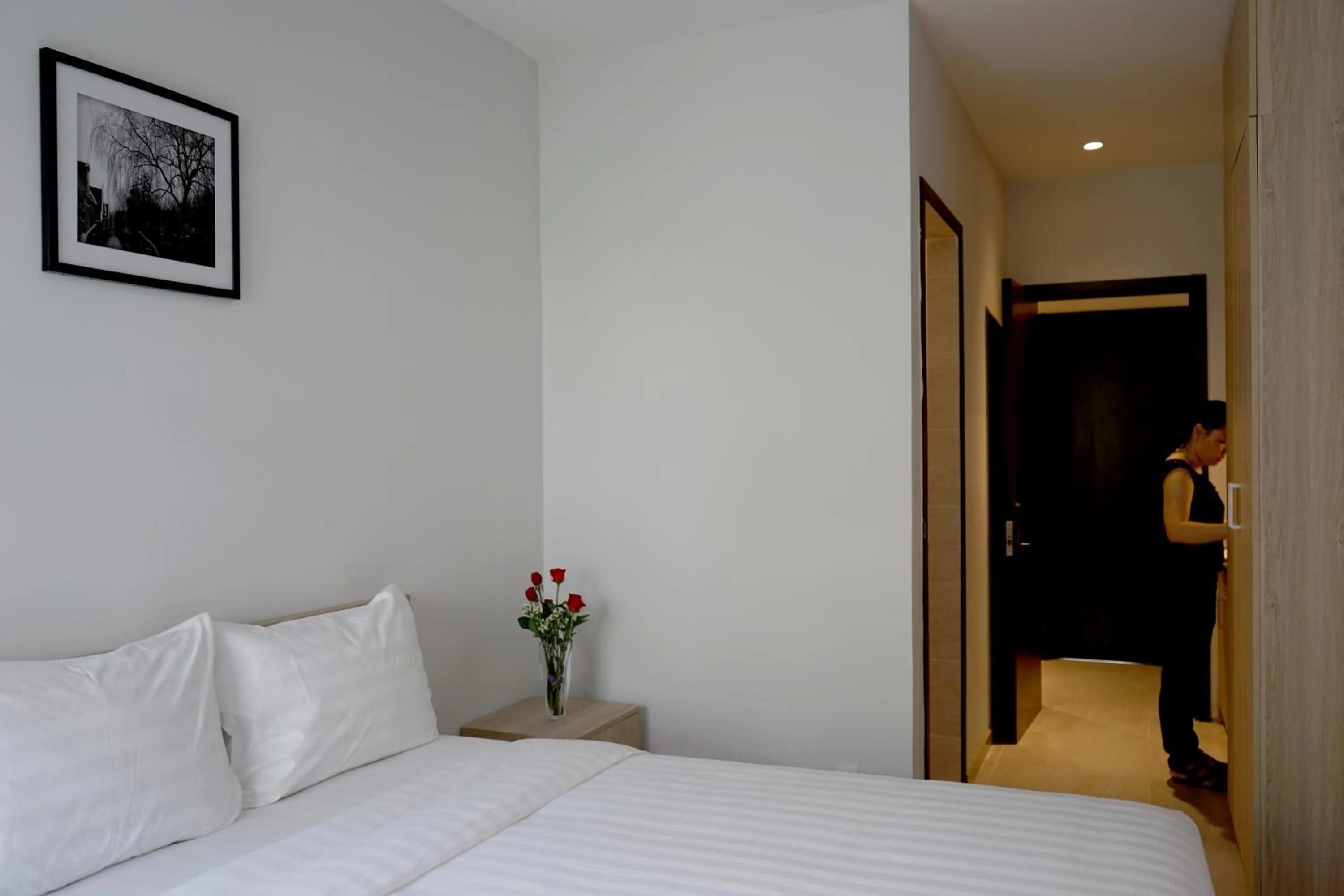 Bed in La Cigale Residence