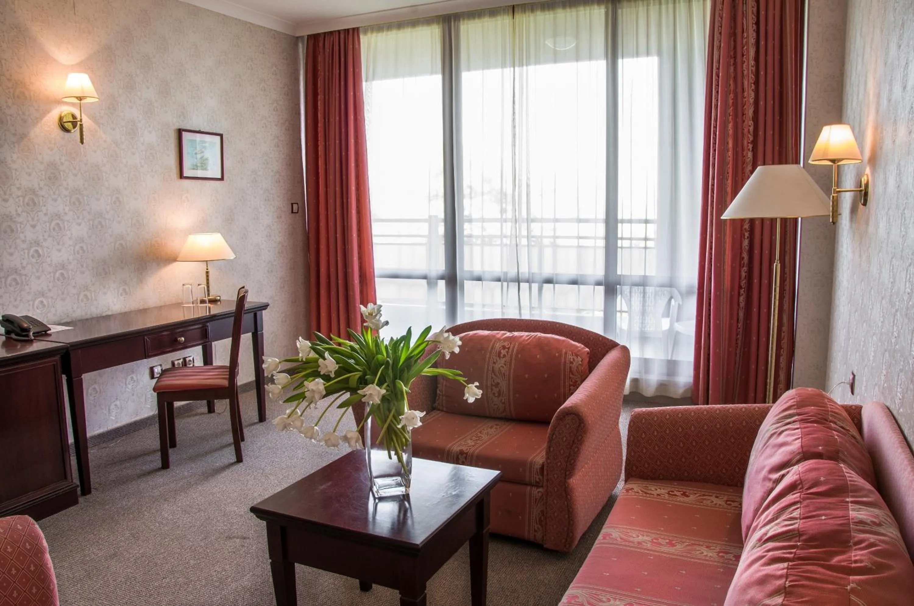 Communal lounge/ TV room in Hotel Gladiola Star