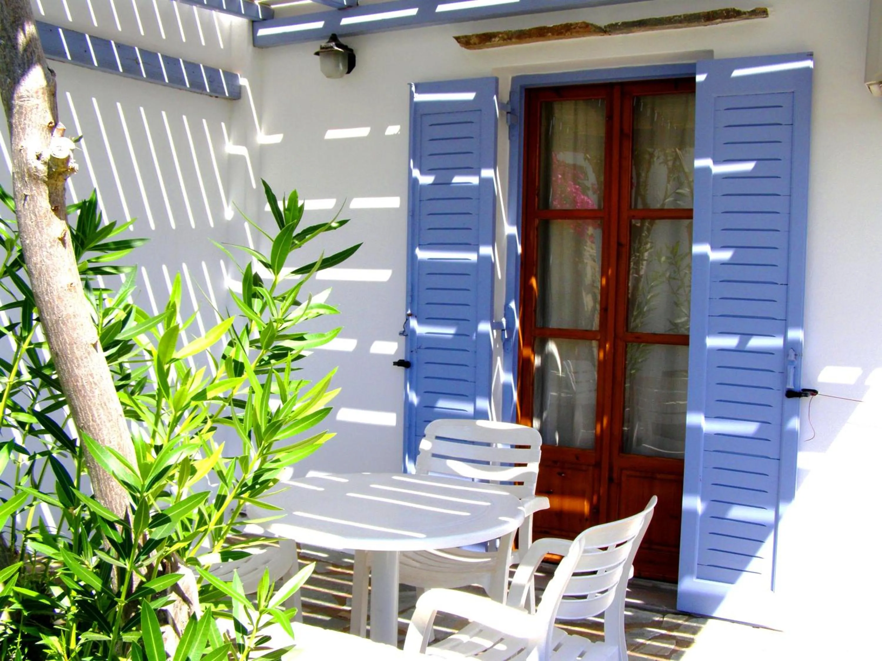 Patio in Elena Studios & Apartments