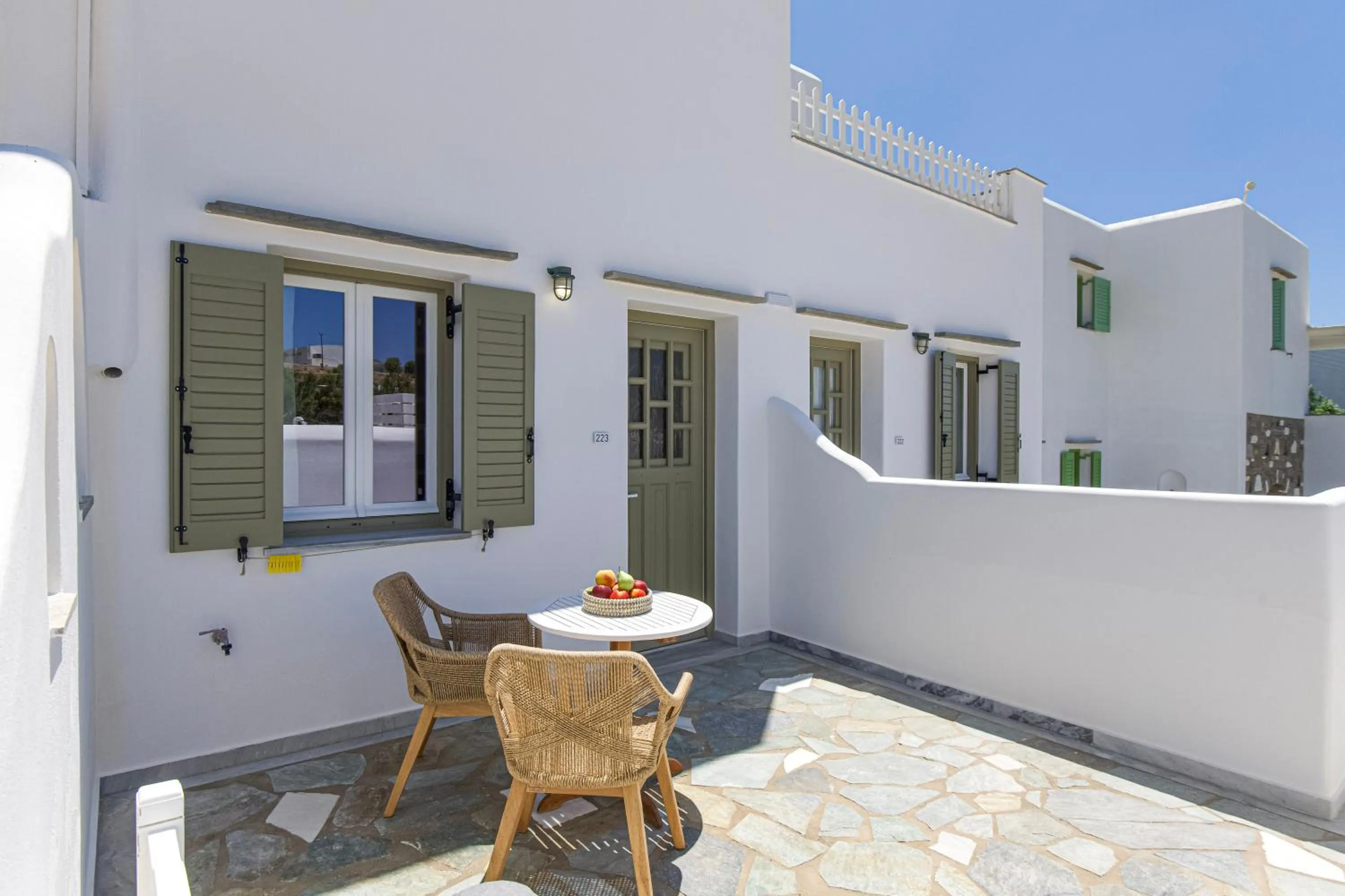 Patio in Elena Studios & Apartments