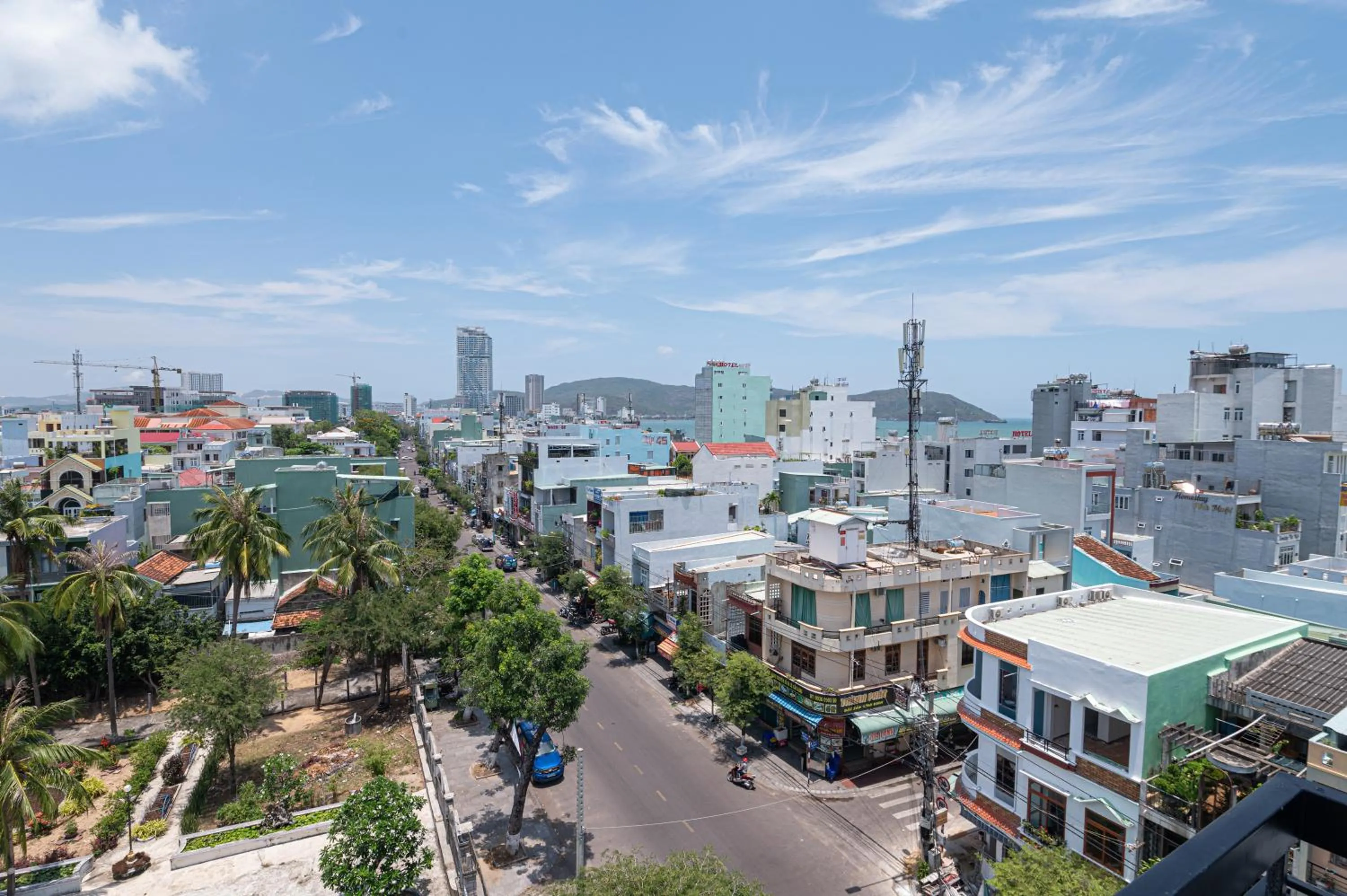 Street view in Hương Biển Hotel