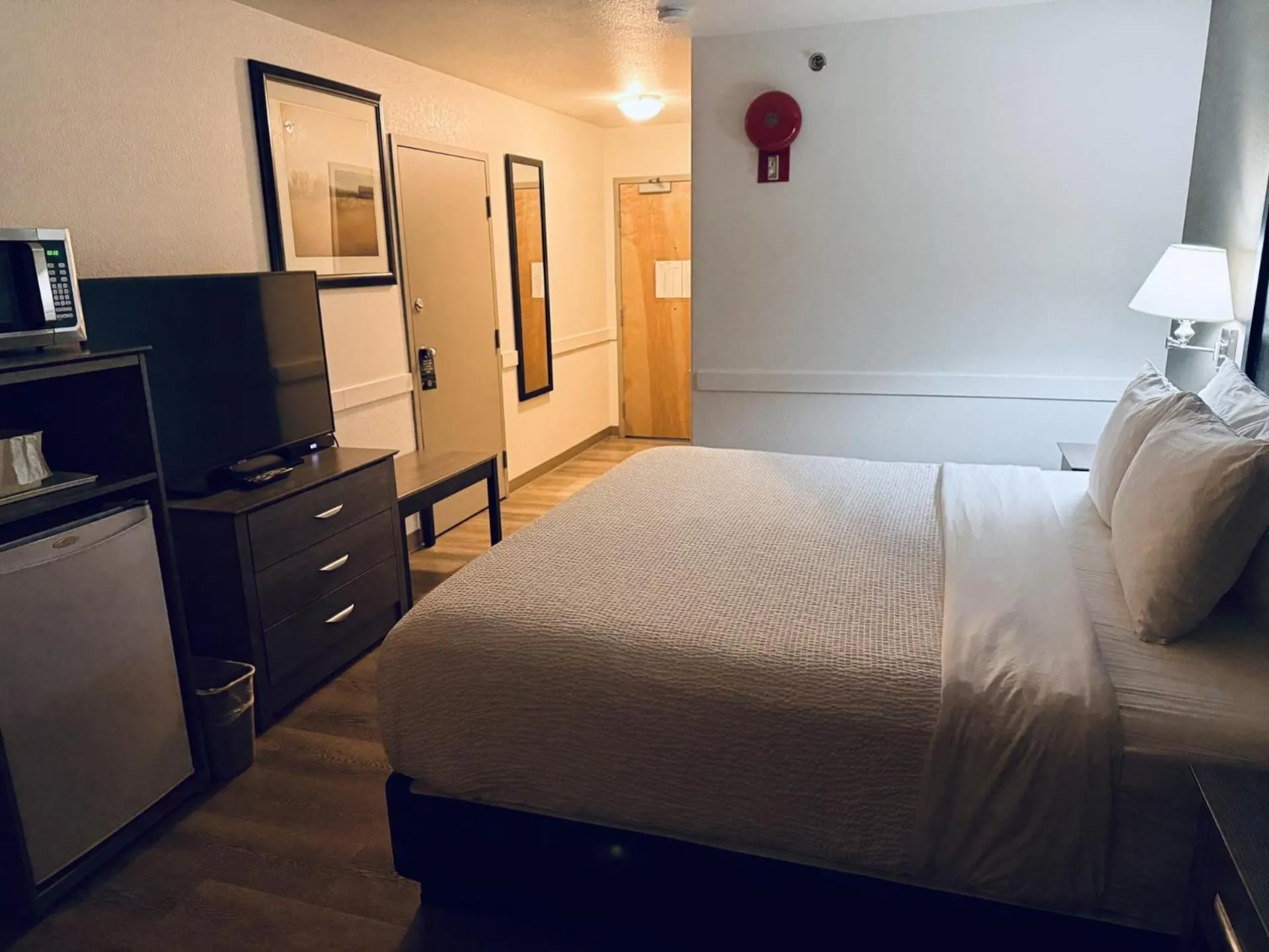 Bed in Super 8 by Wyndham Dawson Creek