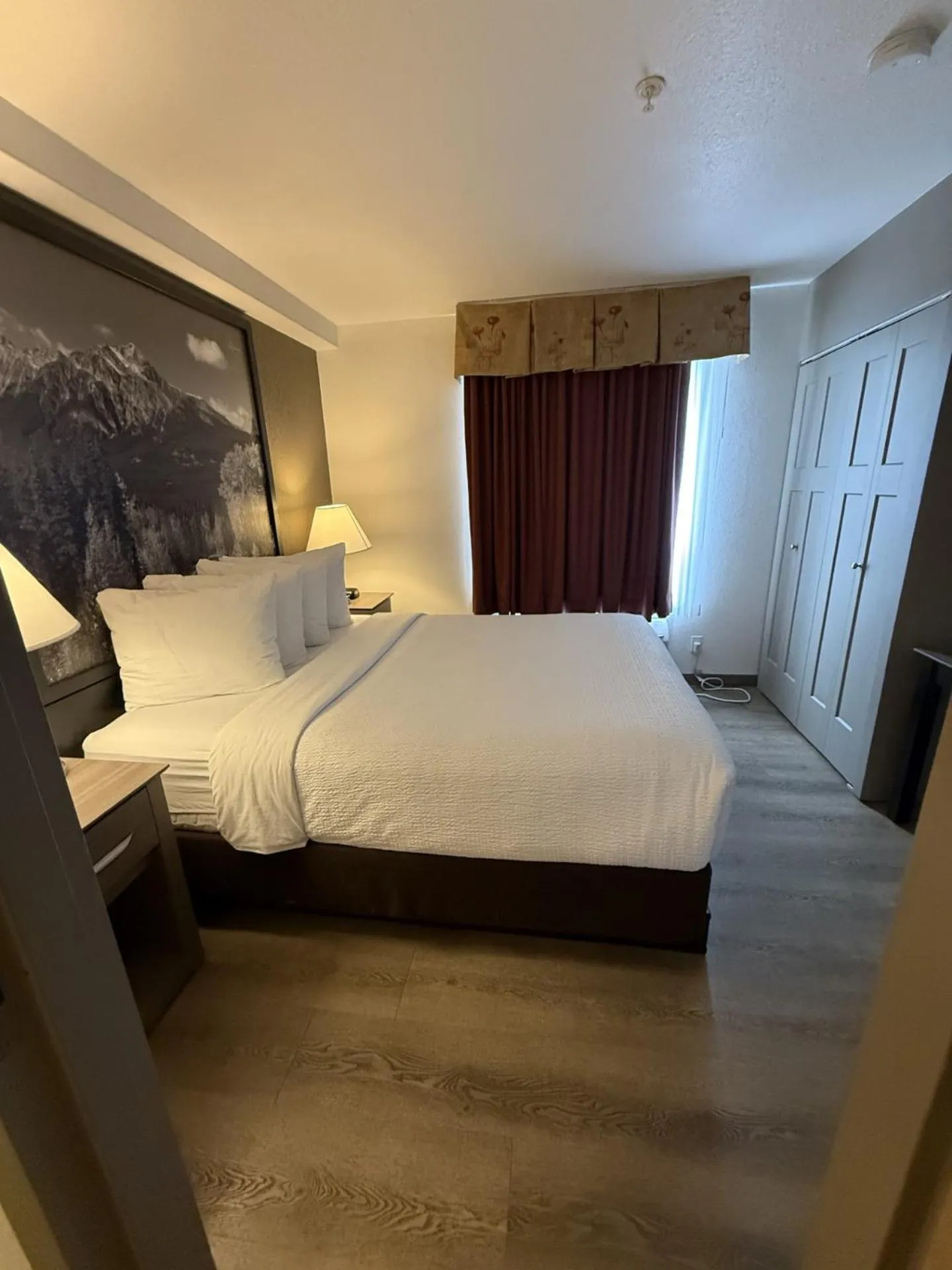 Bed in Super 8 by Wyndham Dawson Creek