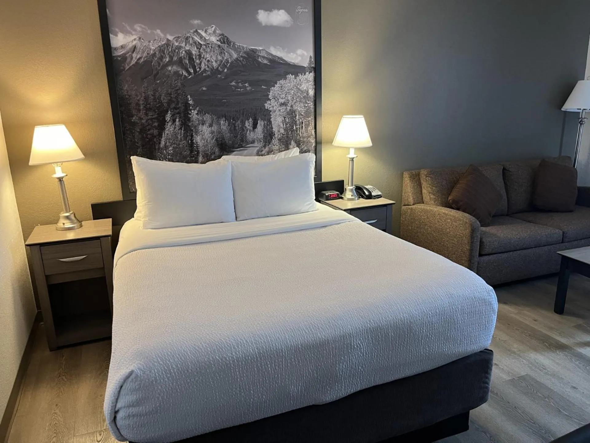 Bed in Super 8 by Wyndham Dawson Creek