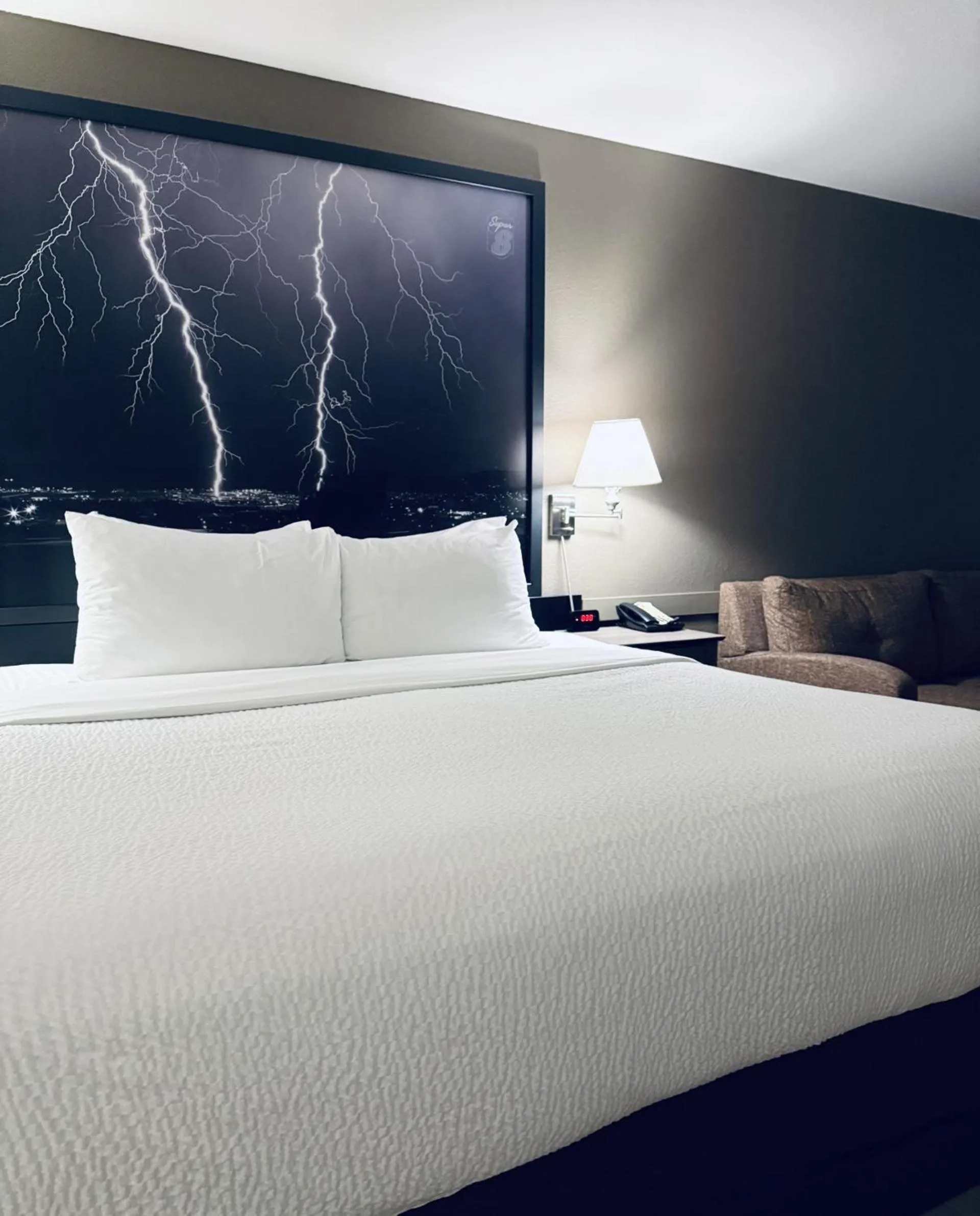 Bed in Super 8 by Wyndham Dawson Creek